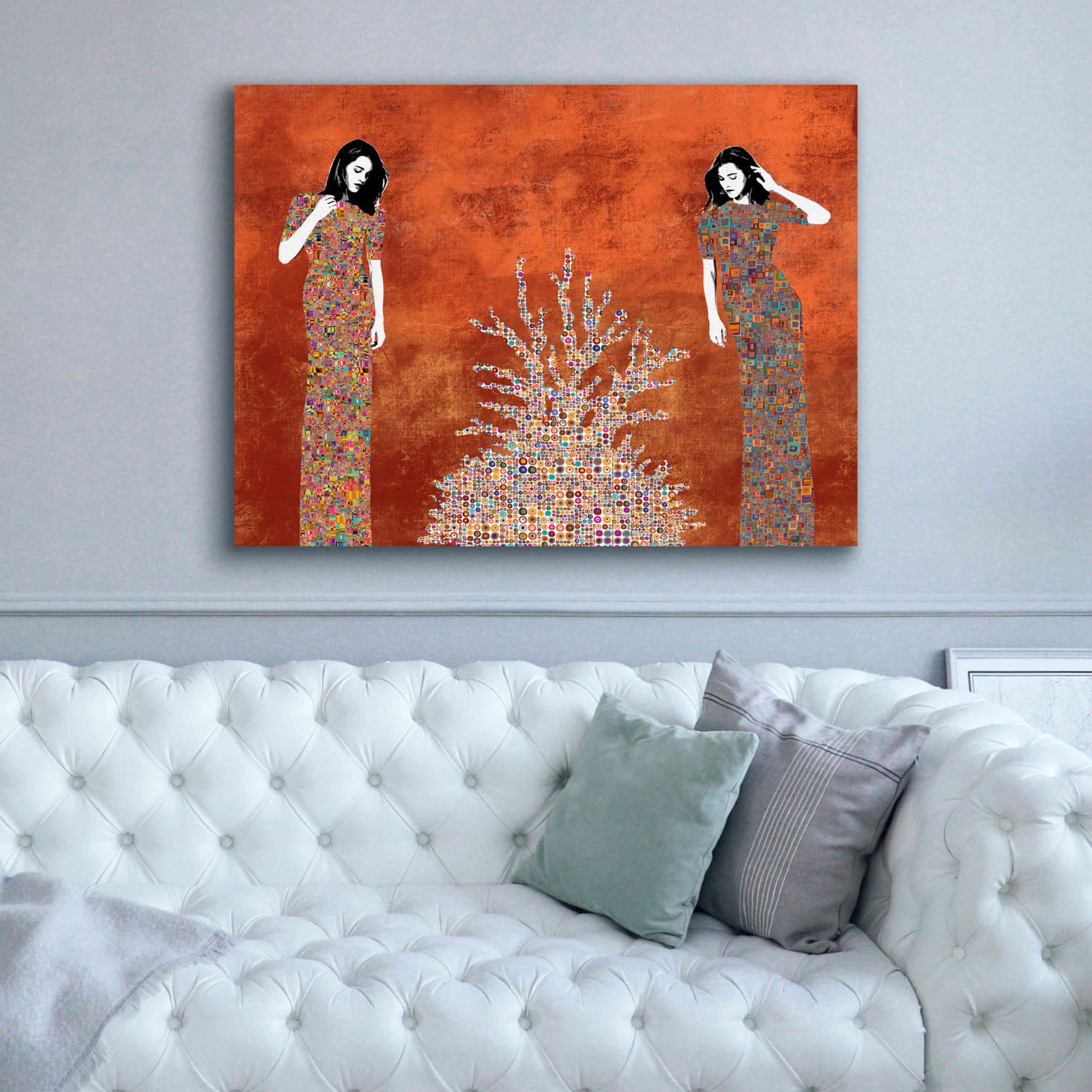 'La Fuente by Jose Cacho Giclee Canvas Wall Art,54x40