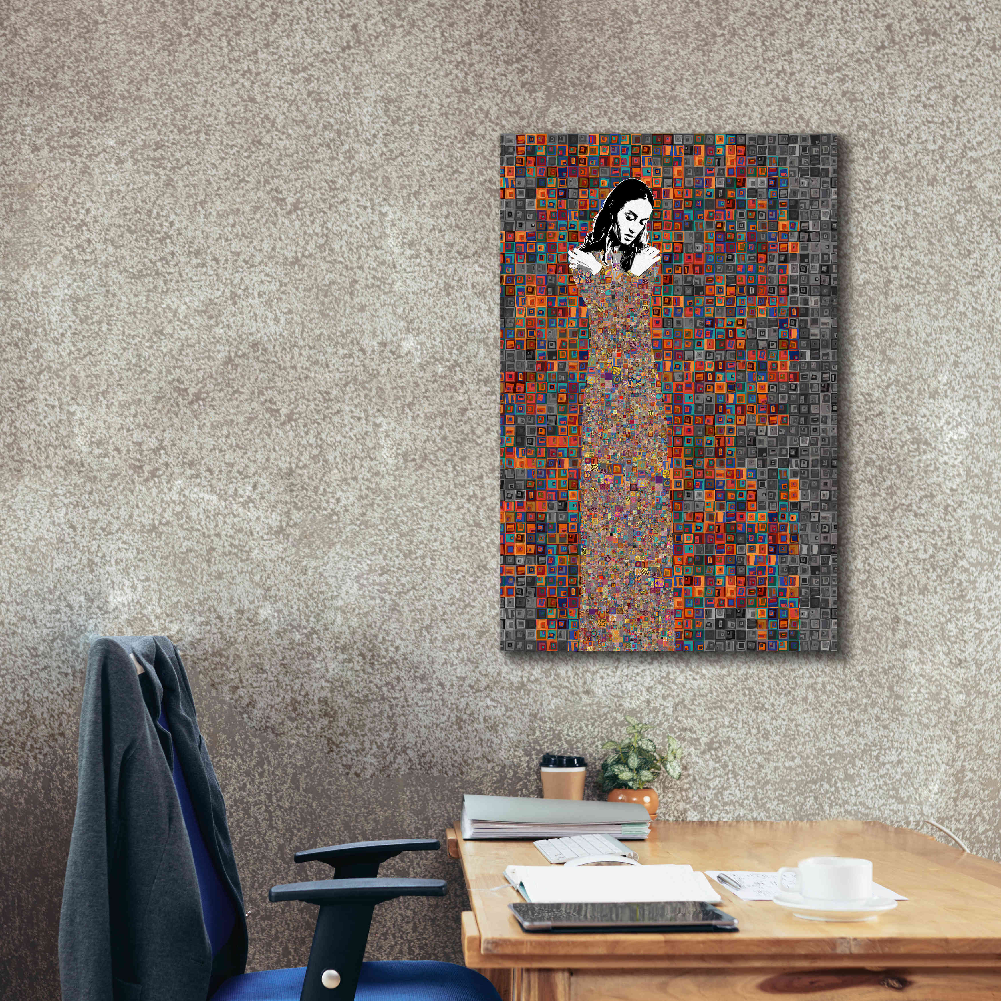 'El Abrazo by Jose Cacho Giclee Canvas Wall Art,26x40