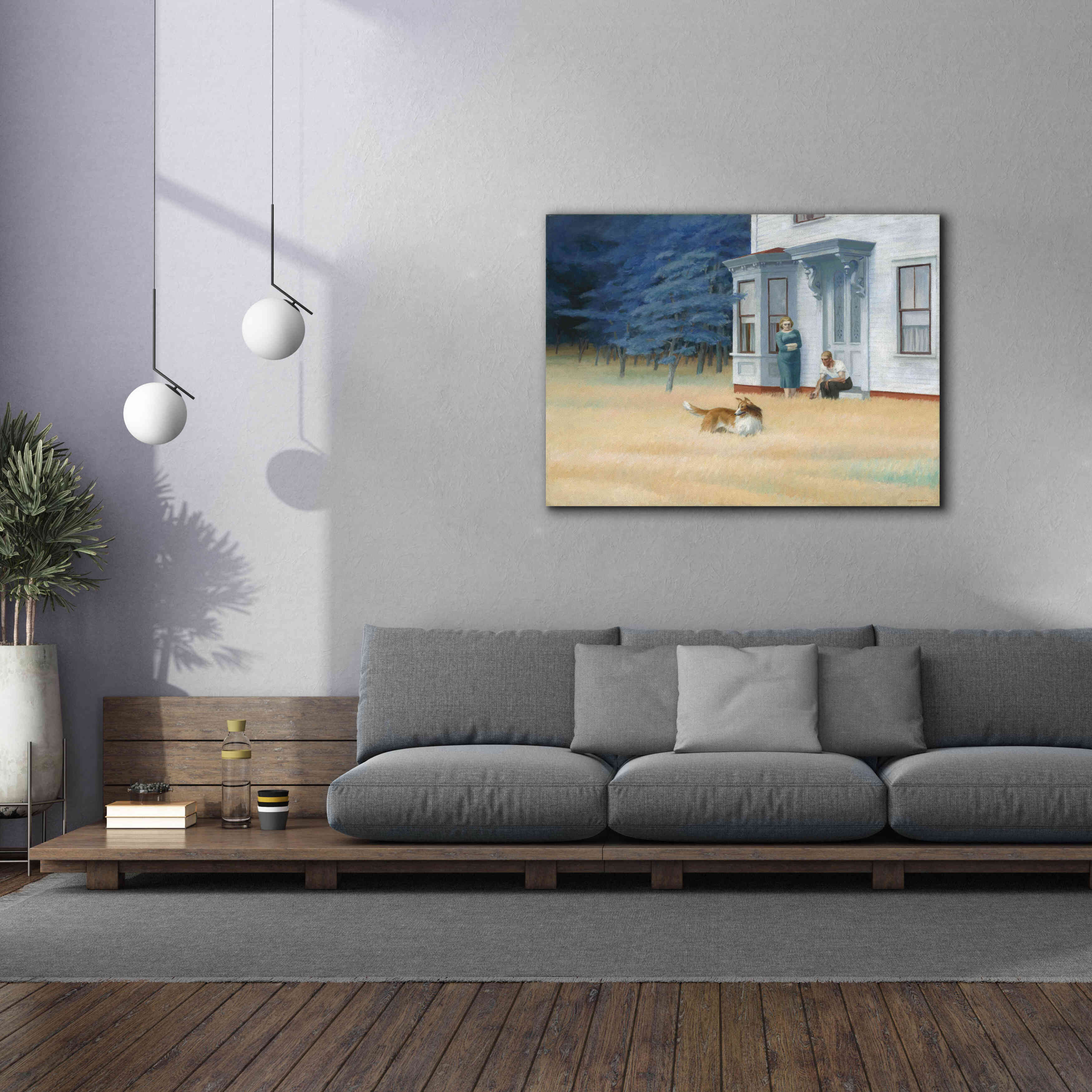 'Cape Cod Evening, 1939' by Edward Hopper, Giclee Canvas Wall Art,54x40