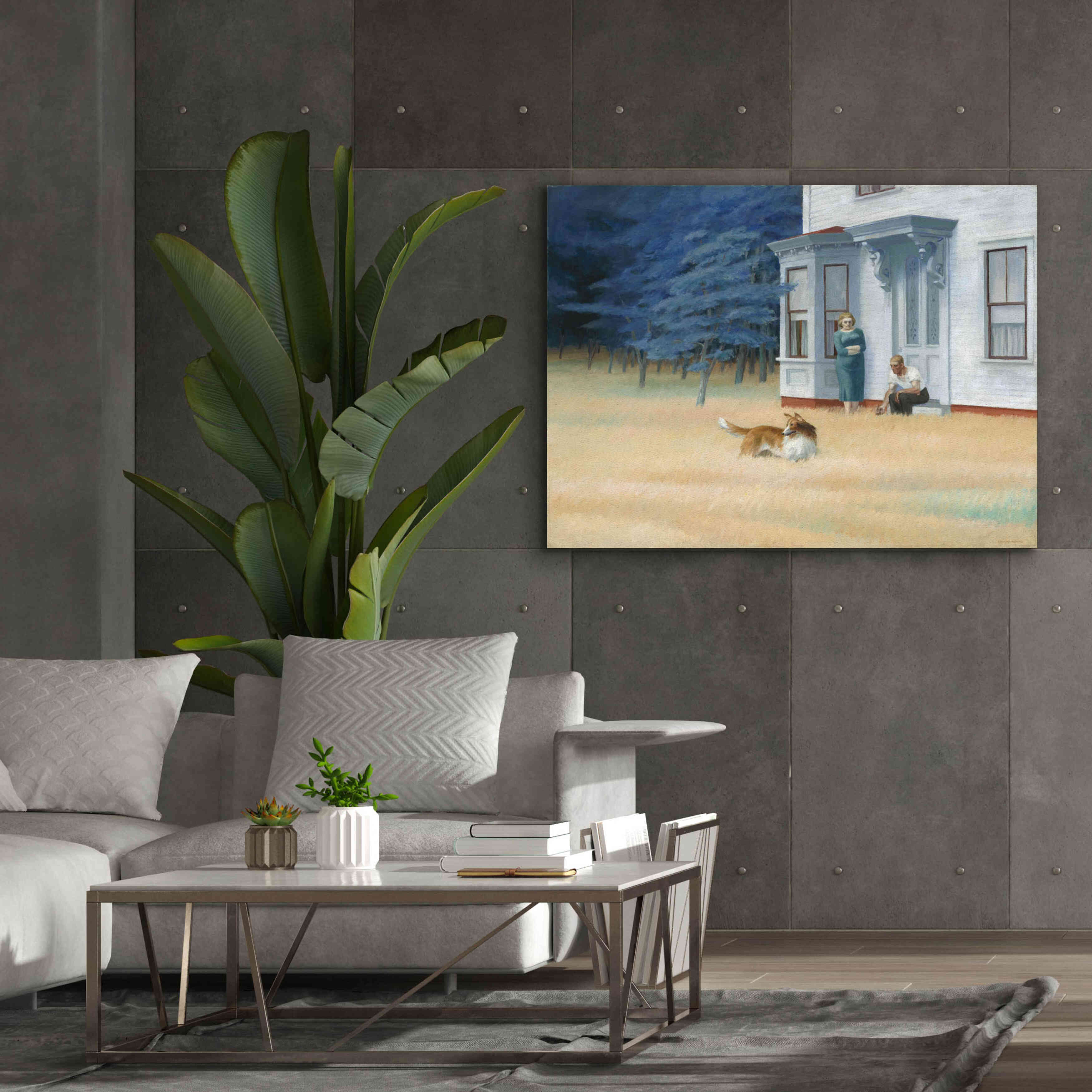 'Cape Cod Evening, 1939' by Edward Hopper, Giclee Canvas Wall Art,54x40