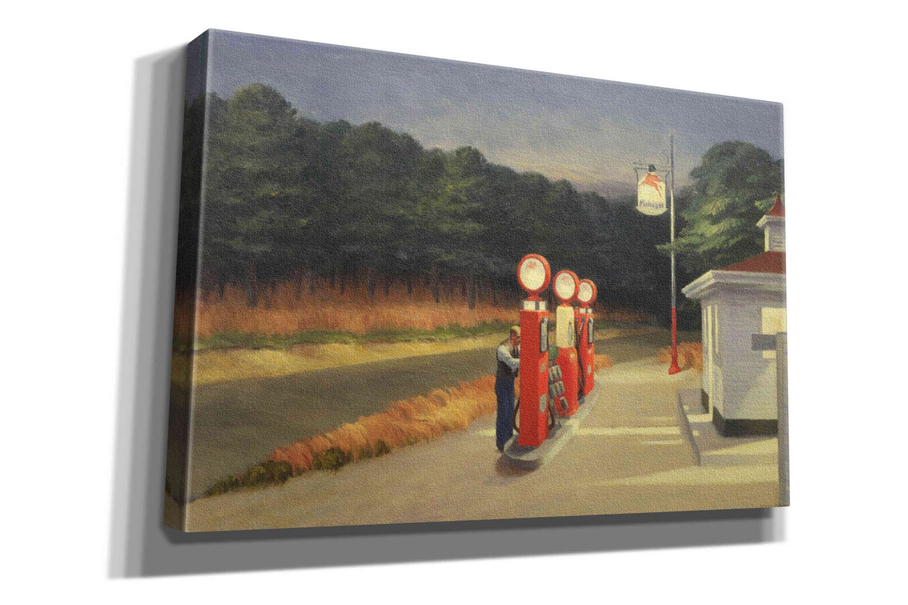 'Gas, 1940' by Edward Hopper, Giclee Canvas Wall Art