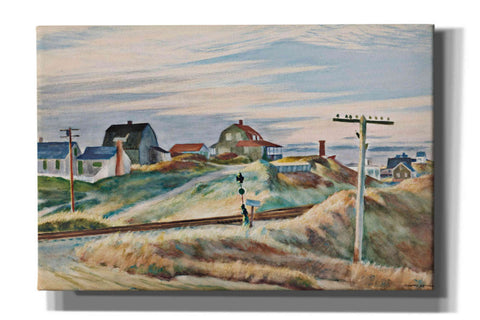 Image of 'Cottages at North Truro' by Edward Hopper, Giclee Canvas Wall Art