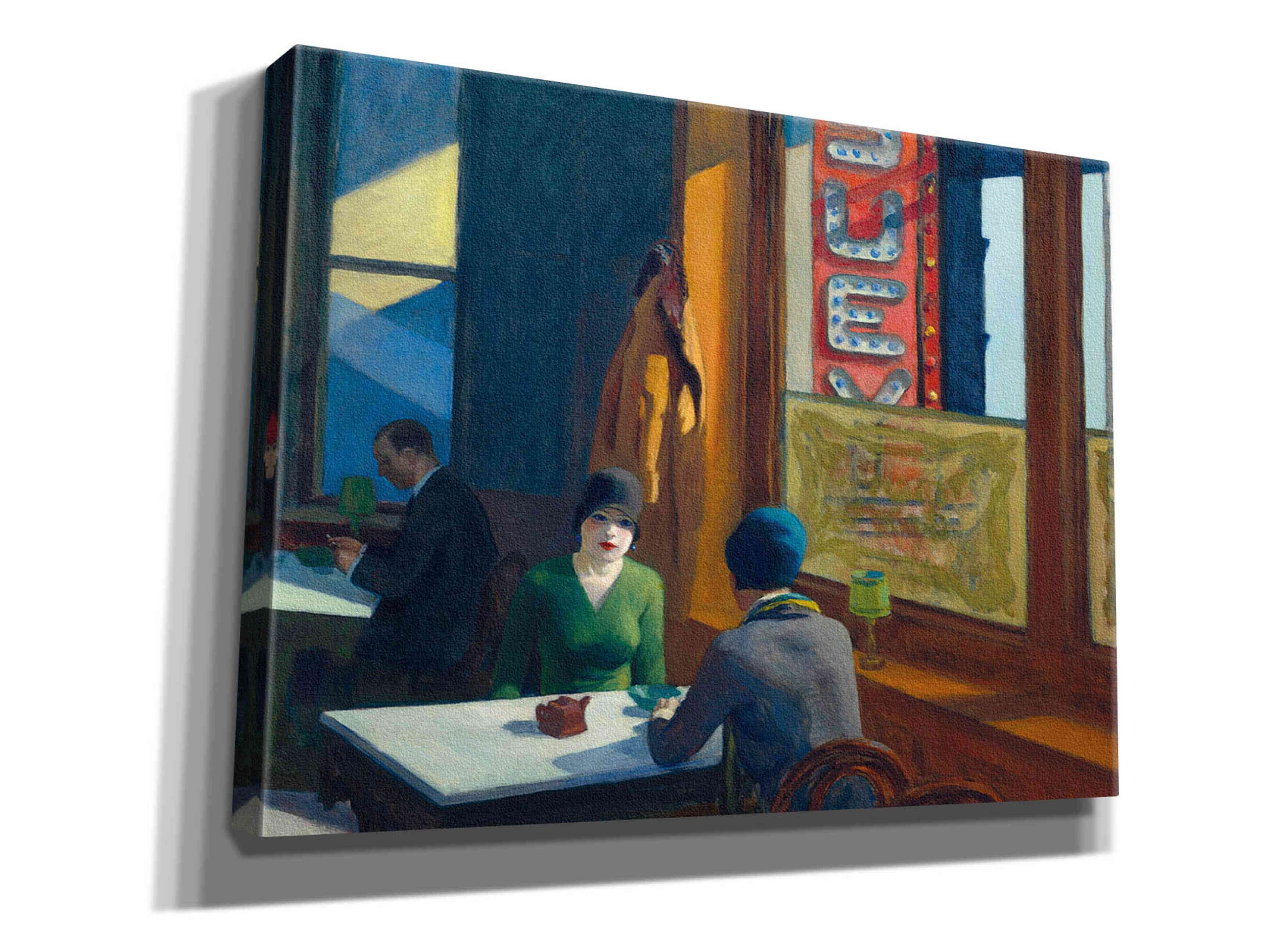 'Chop Suey' by Edward Hopper, Giclee Canvas Wall Art