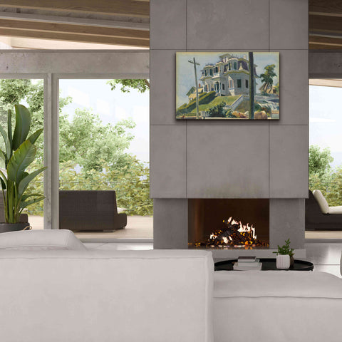 Image of 'Haskell's House, 1924' by Edward Hopper, Giclee Canvas Wall Art,40x26