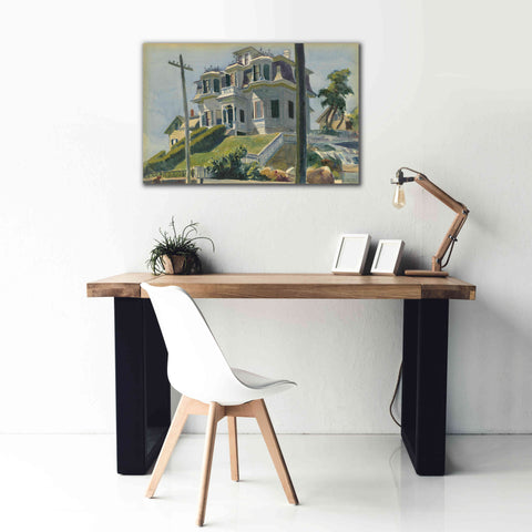 Image of 'Haskell's House, 1924' by Edward Hopper, Giclee Canvas Wall Art,40x26