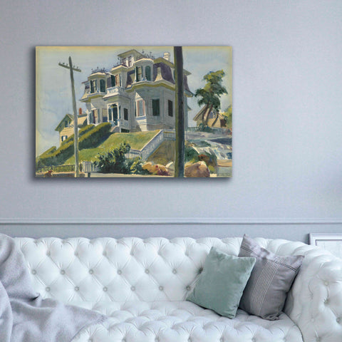 Image of 'Haskell's House, 1924' by Edward Hopper, Giclee Canvas Wall Art,60x40