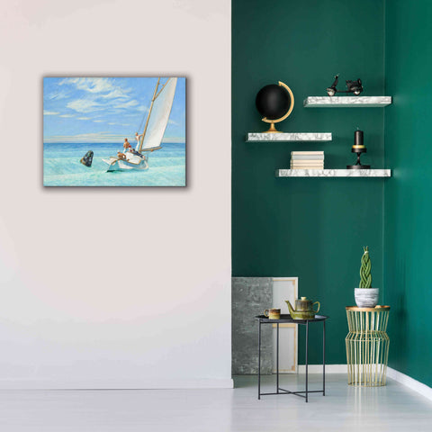 Image of 'Ground Swell, 1939' by Edward Hopper, Giclee Canvas Wall Art,34x26