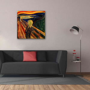 'The Scream' by Edvard Munch, Canvas Wall Art,37x37