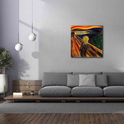 Image of 'The Scream' by Edvard Munch, Canvas Wall Art,37x37