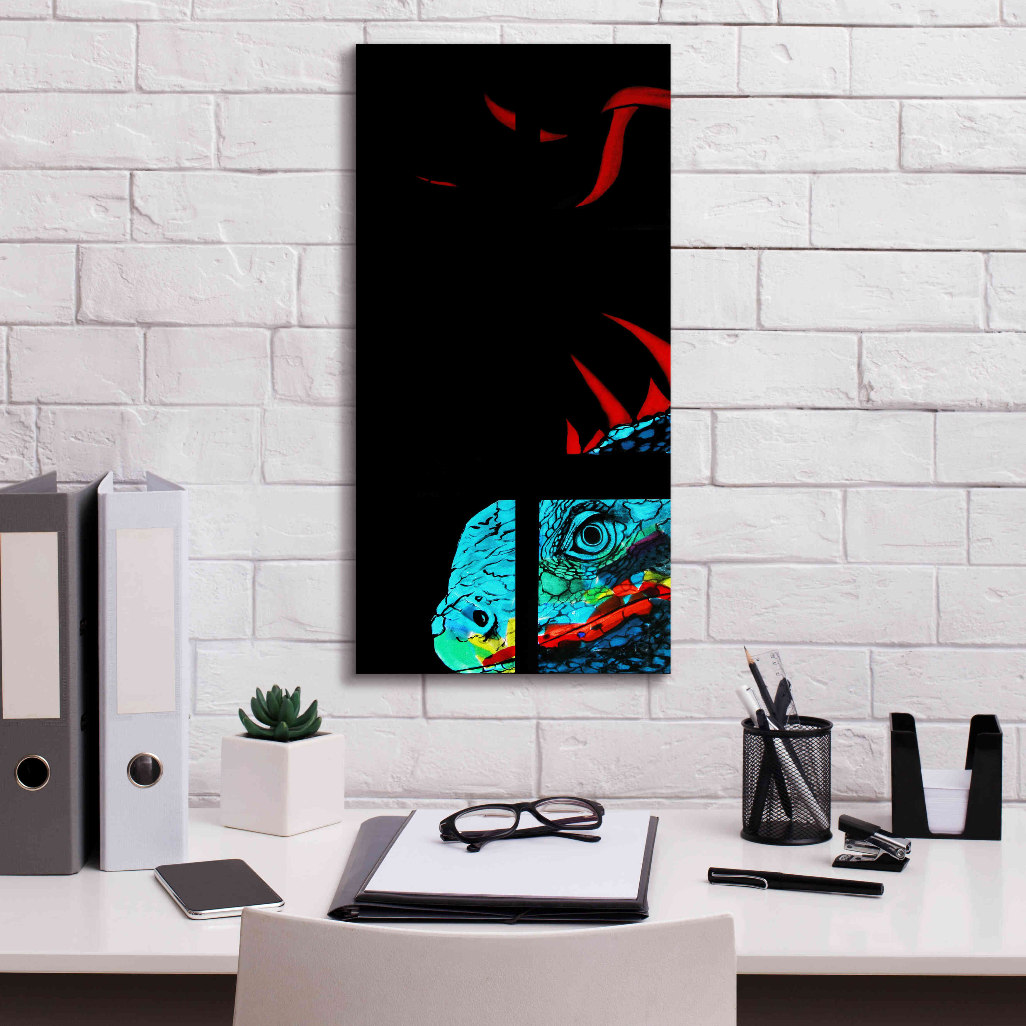 'Yum!' by Rita Shimelfarb, Giclee Canvas Wall Art,12x24