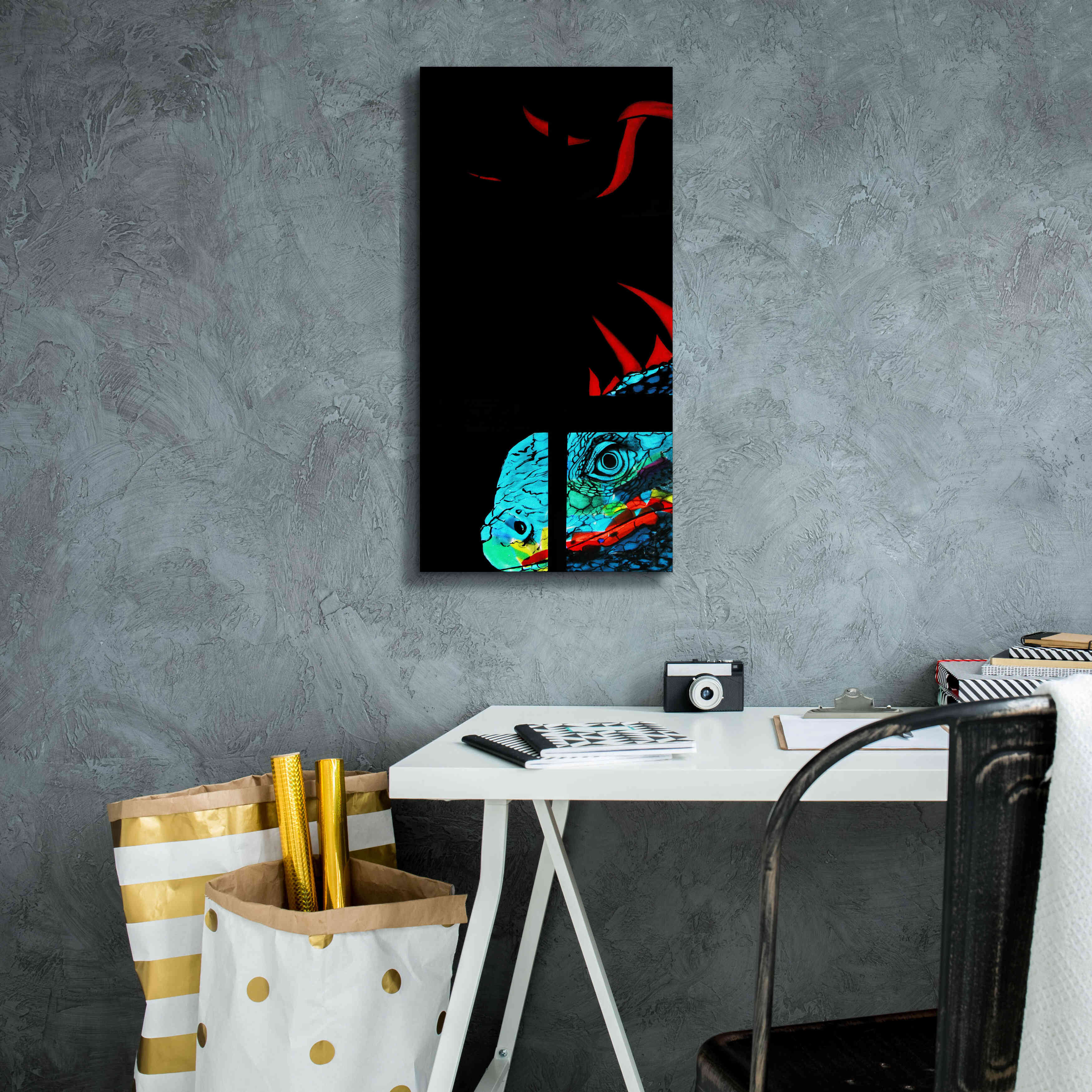 'Yum!' by Rita Shimelfarb, Giclee Canvas Wall Art,12x24