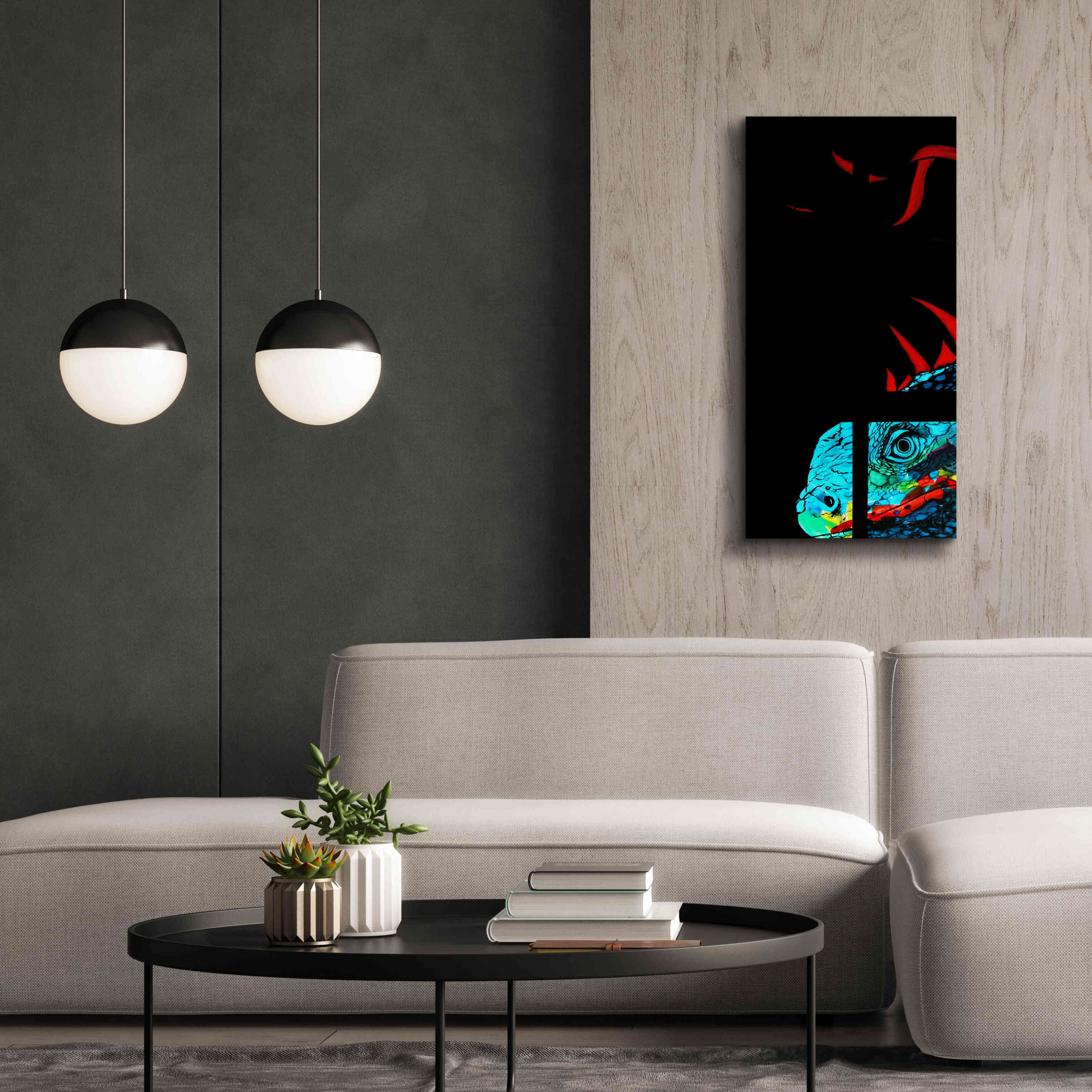 'Yum!' by Rita Shimelfarb, Giclee Canvas Wall Art,20x40