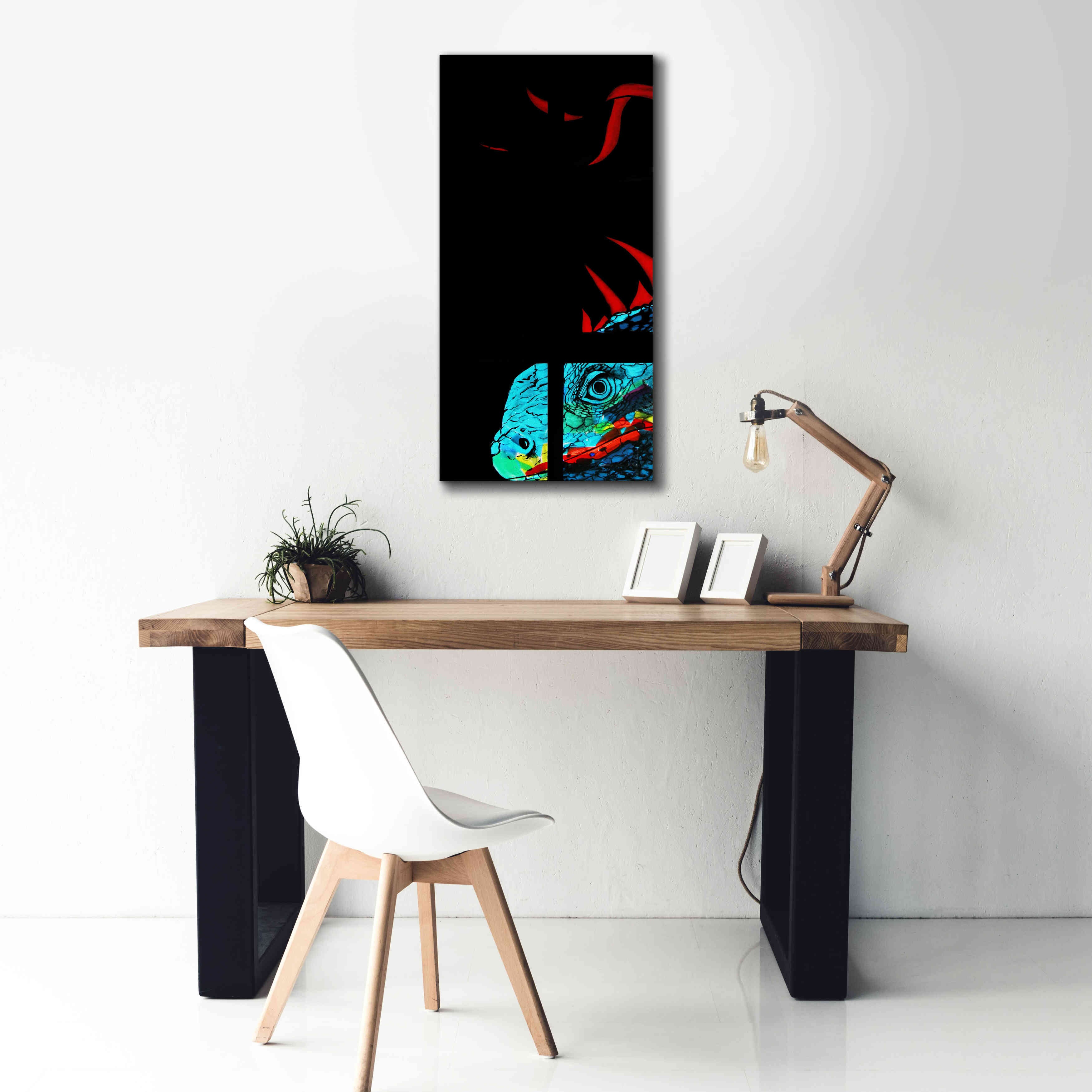 'Yum!' by Rita Shimelfarb, Giclee Canvas Wall Art,20x40