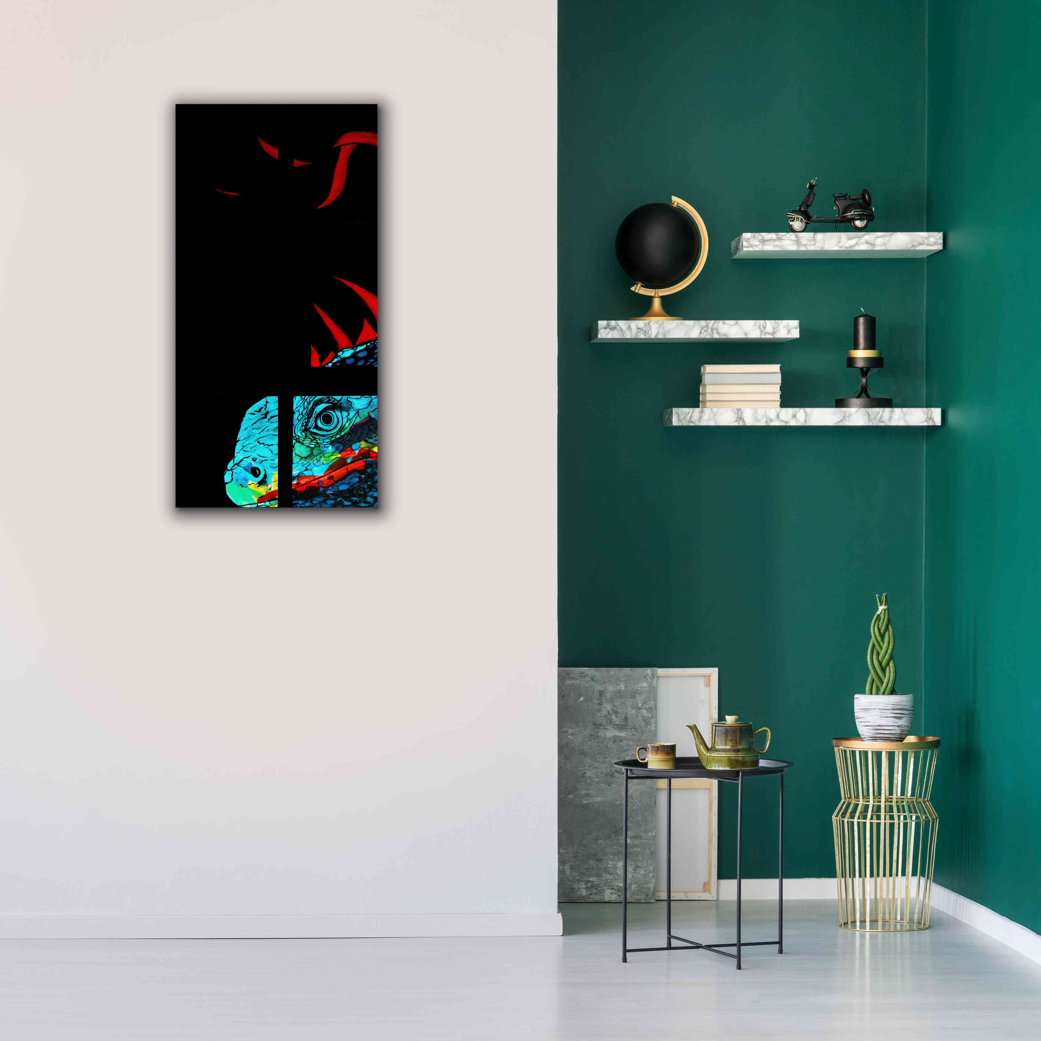 'Yum!' by Rita Shimelfarb, Giclee Canvas Wall Art,20x40