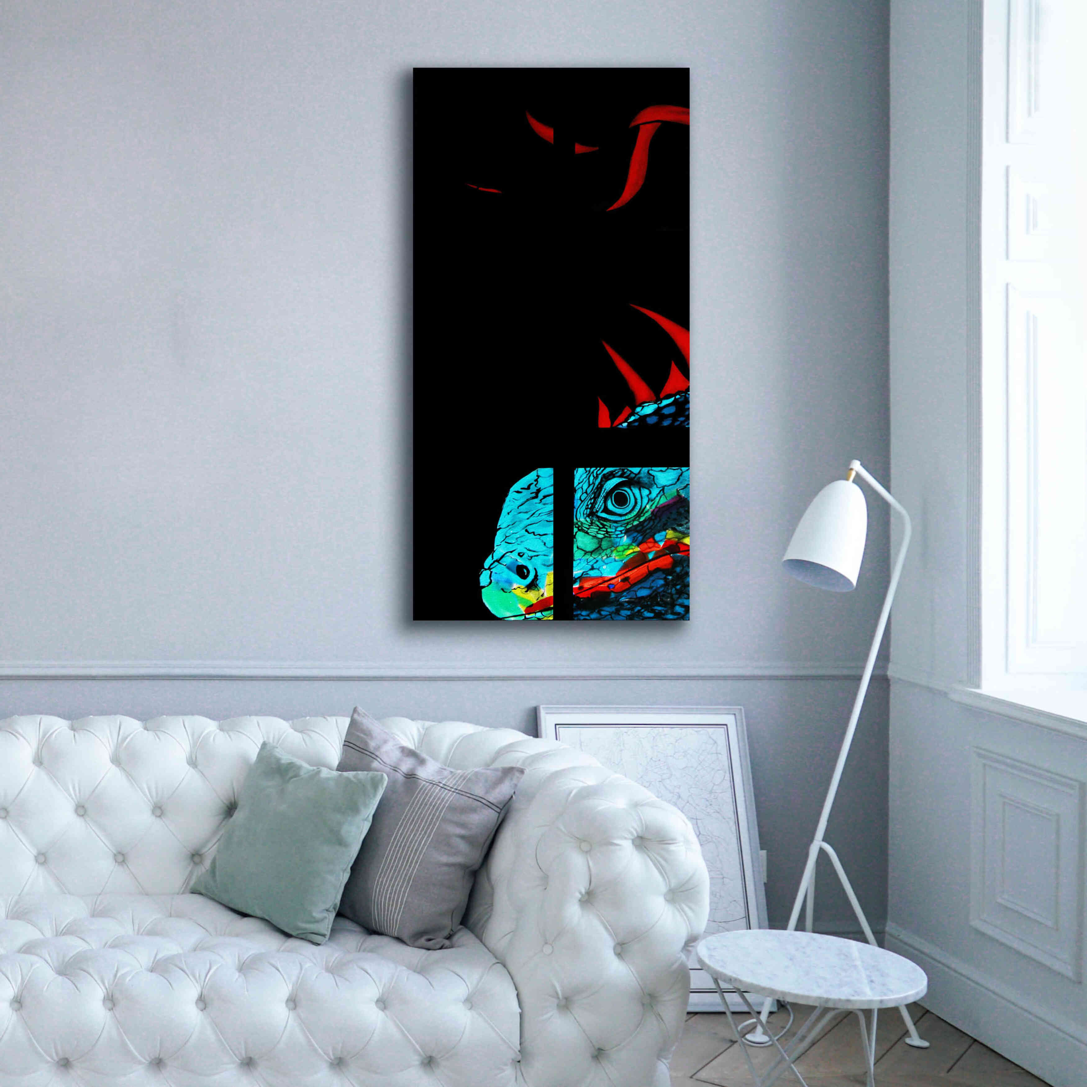 'Yum!' by Rita Shimelfarb, Giclee Canvas Wall Art,30x60