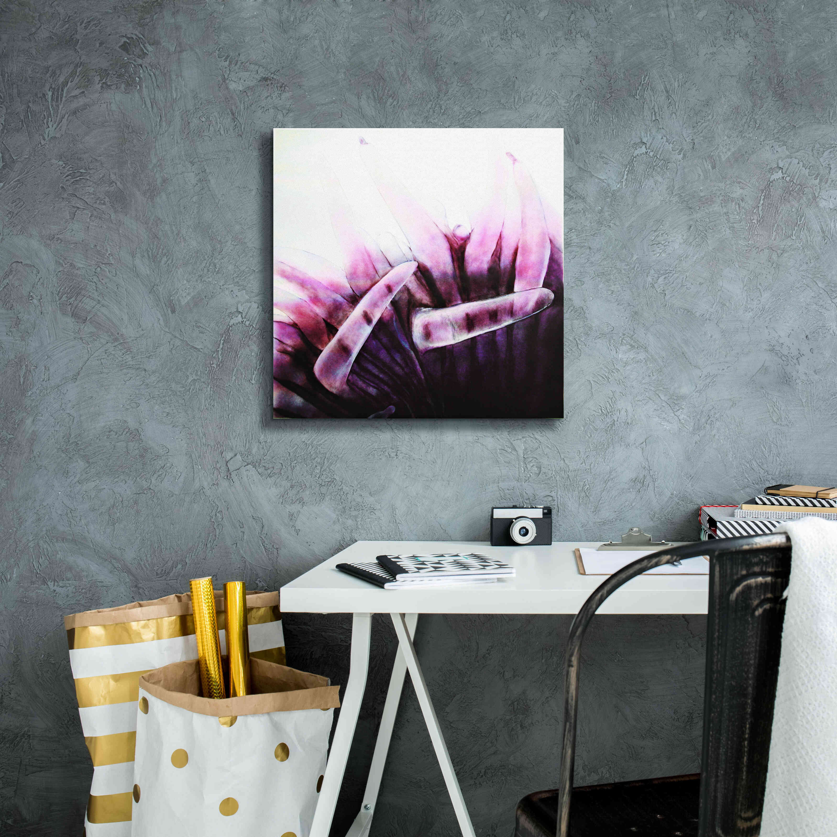 'Tentacles' by Rita Shimelfarb, Giclee Canvas Wall Art,18x18