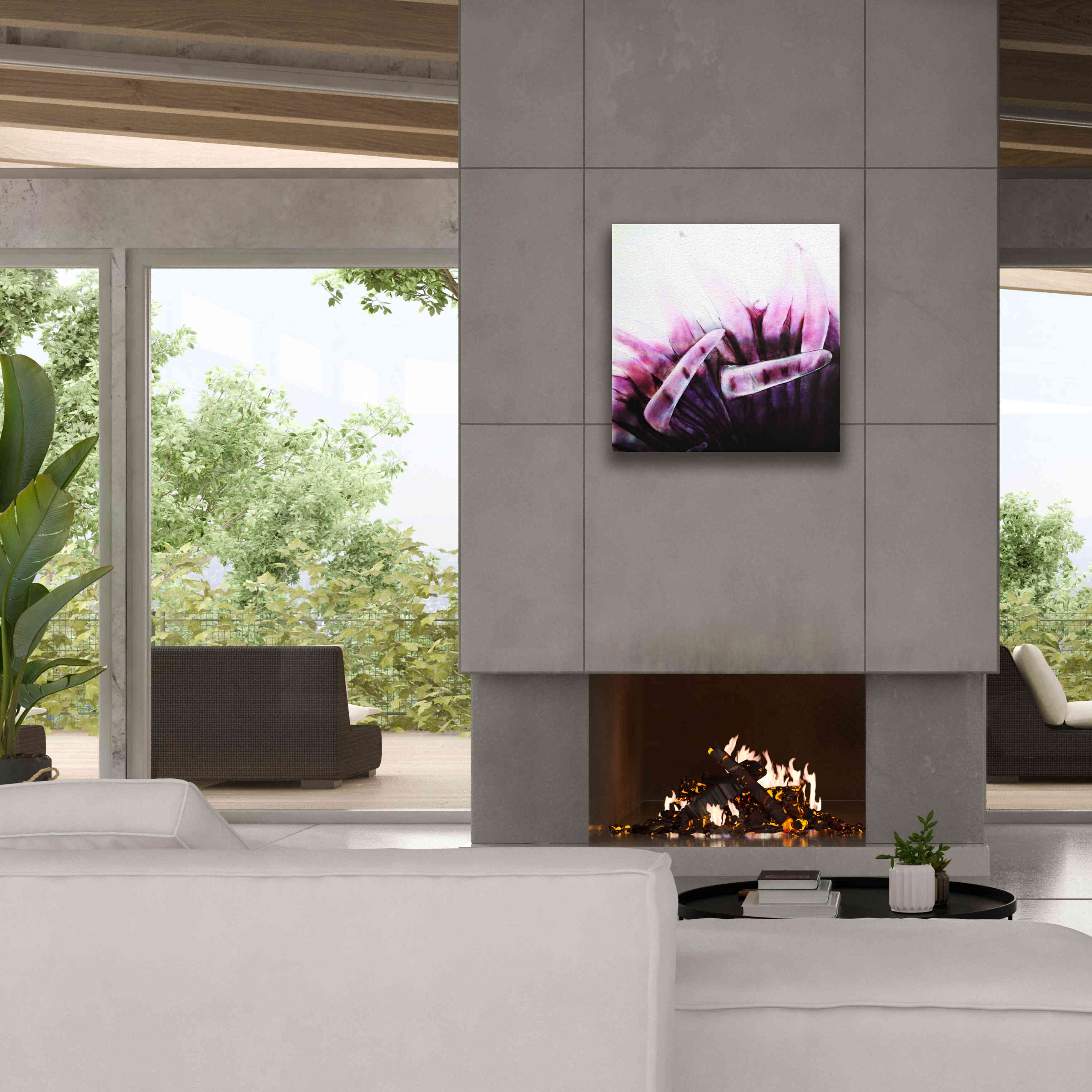 'Tentacles' by Rita Shimelfarb, Giclee Canvas Wall Art,26x26