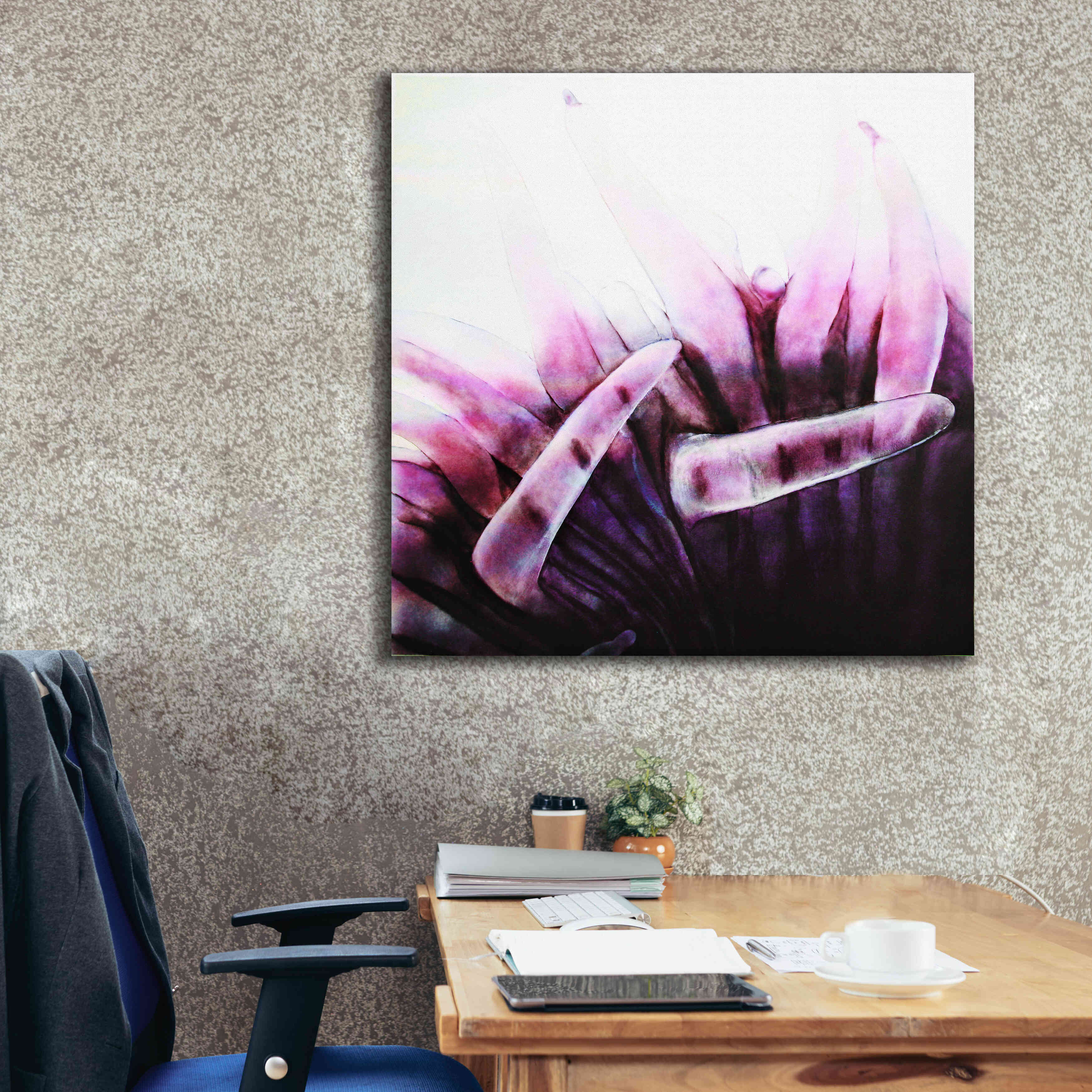 'Tentacles' by Rita Shimelfarb, Giclee Canvas Wall Art,37x37