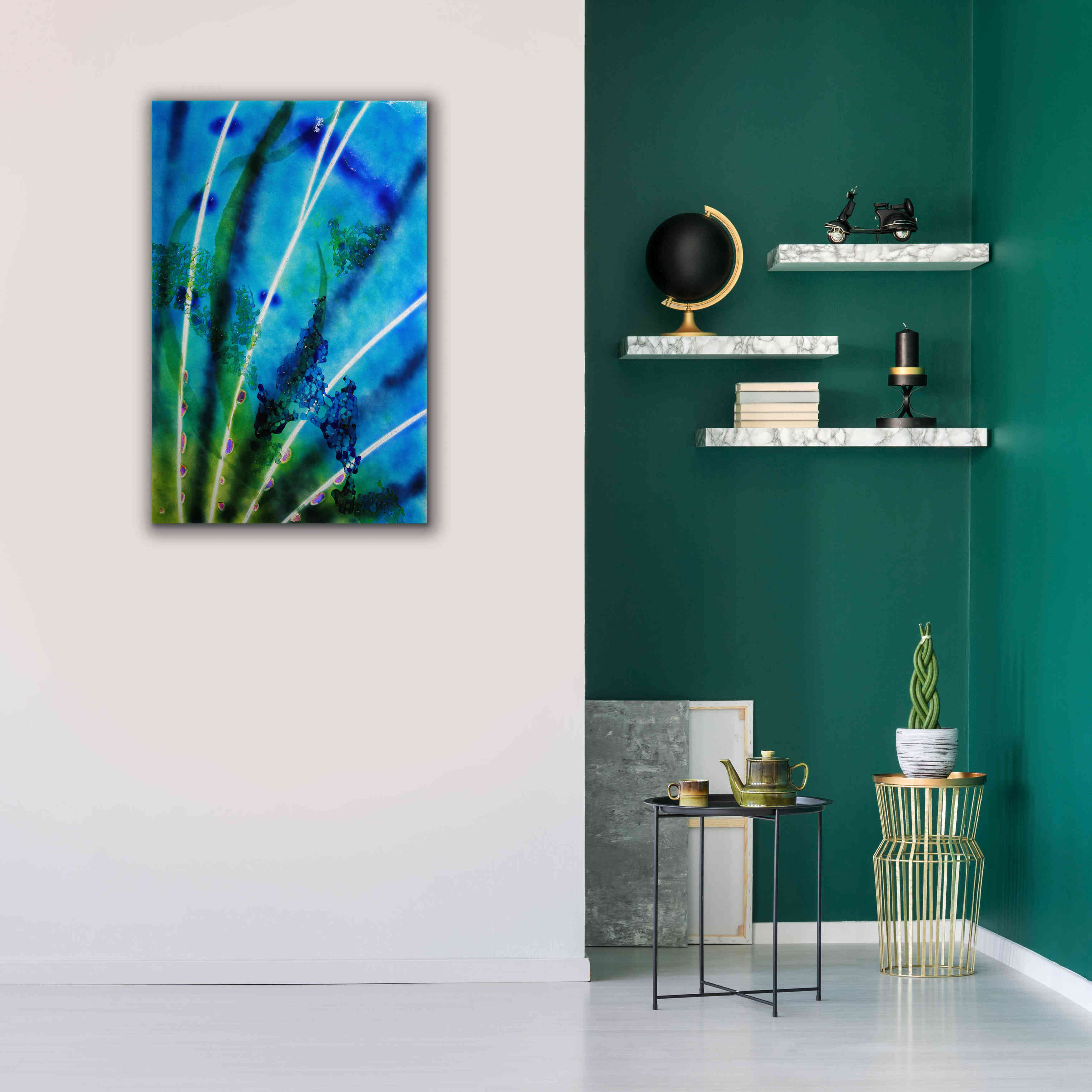 'Lion Fish Fin' by Rita Shimelfarb, Giclee Canvas Wall Art,26x40