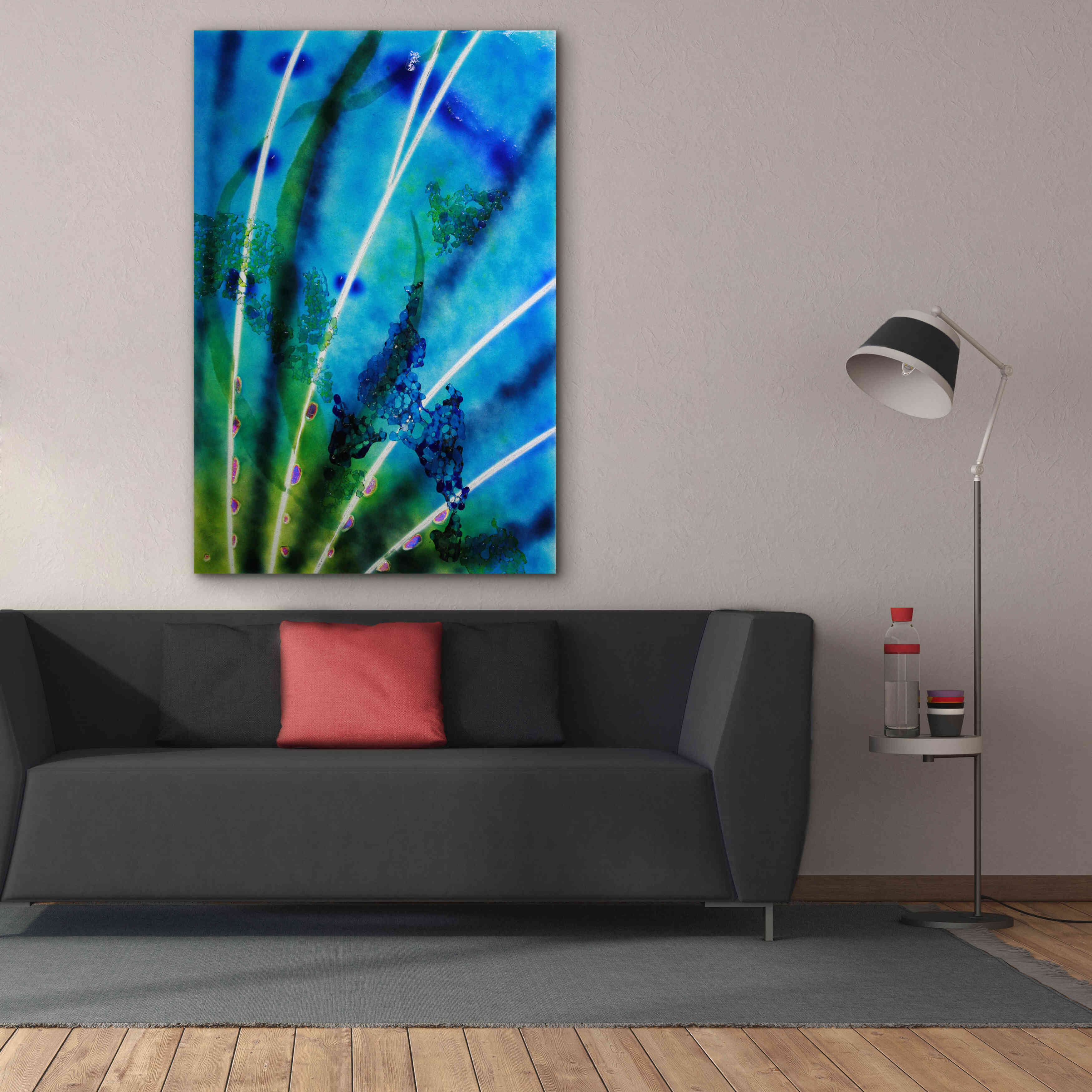 'Lion Fish Fin' by Rita Shimelfarb, Giclee Canvas Wall Art,40x60