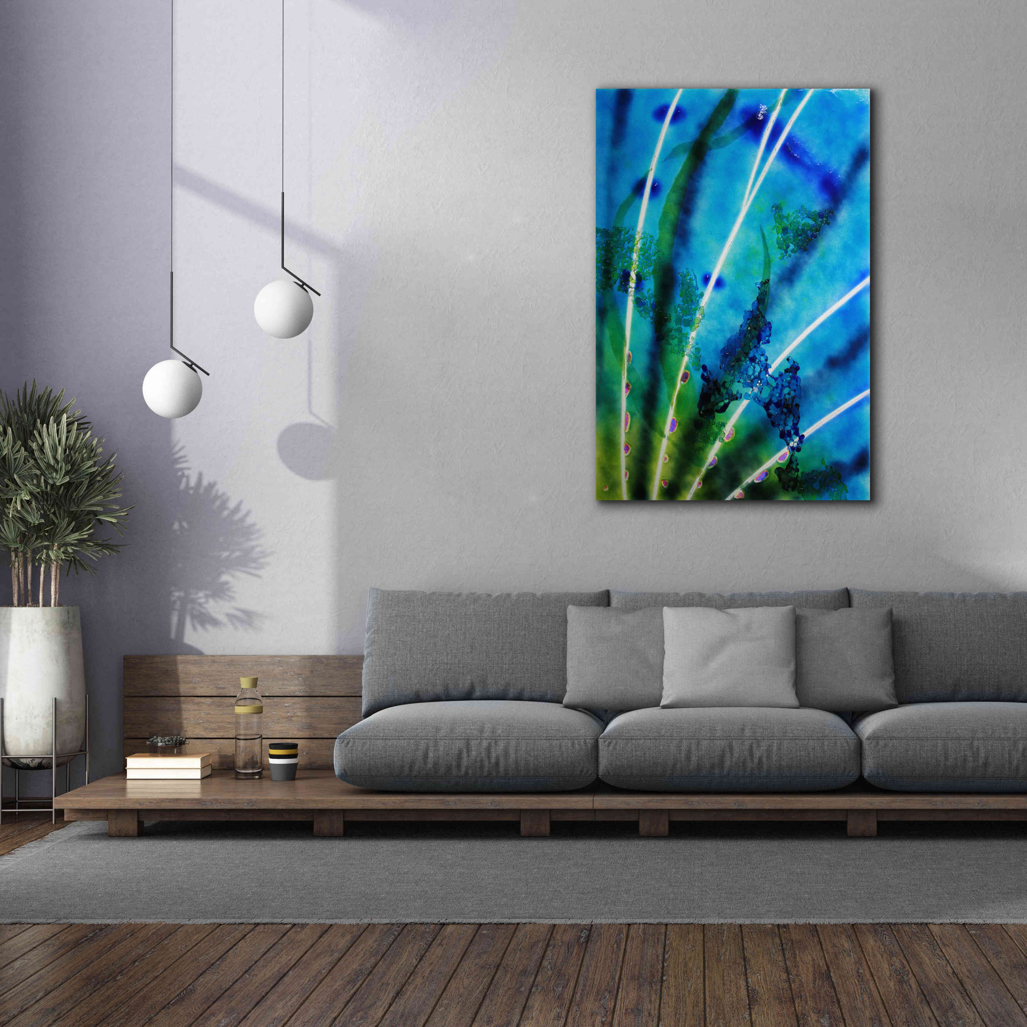 'Lion Fish Fin' by Rita Shimelfarb, Giclee Canvas Wall Art,40x60
