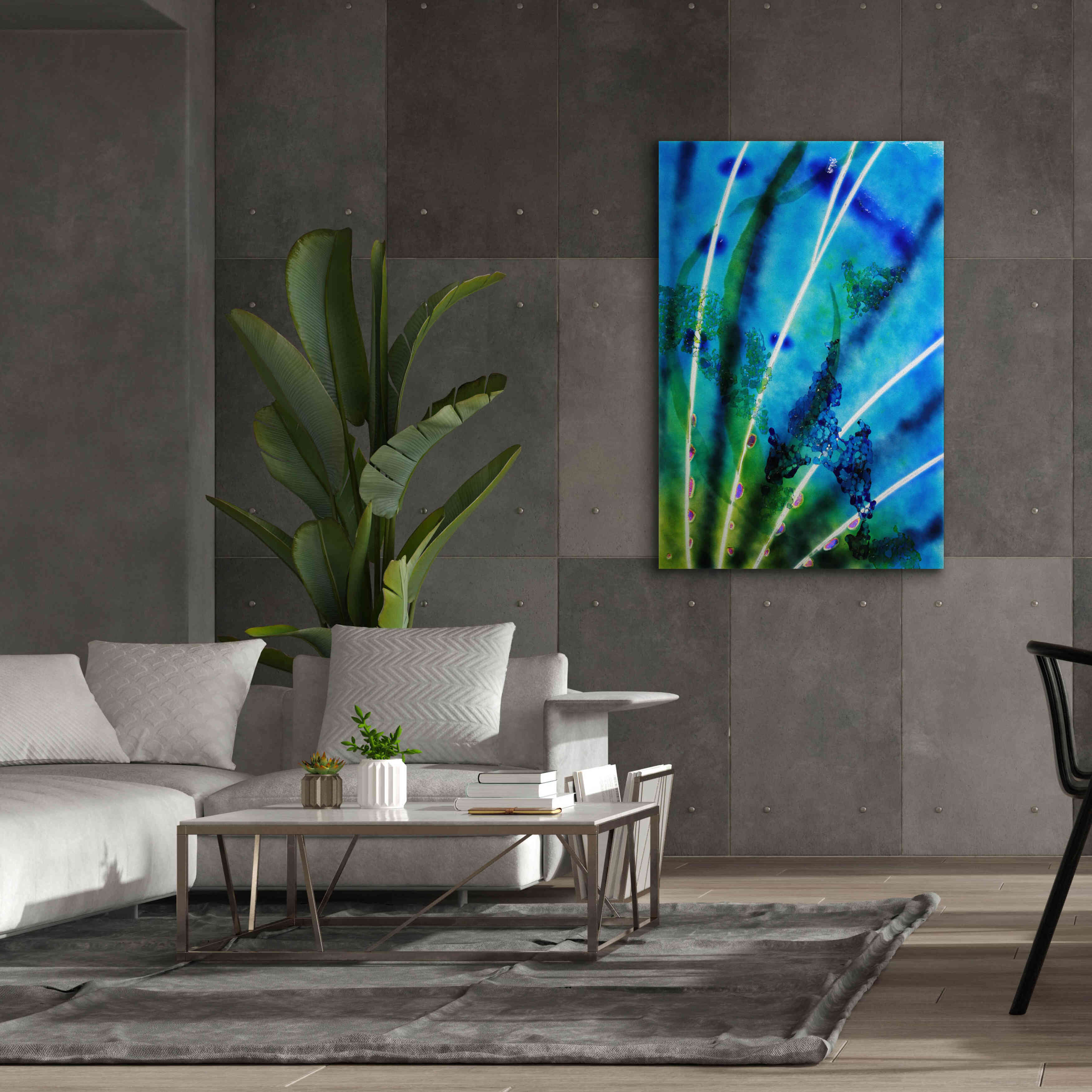 'Lion Fish Fin' by Rita Shimelfarb, Giclee Canvas Wall Art,40x60