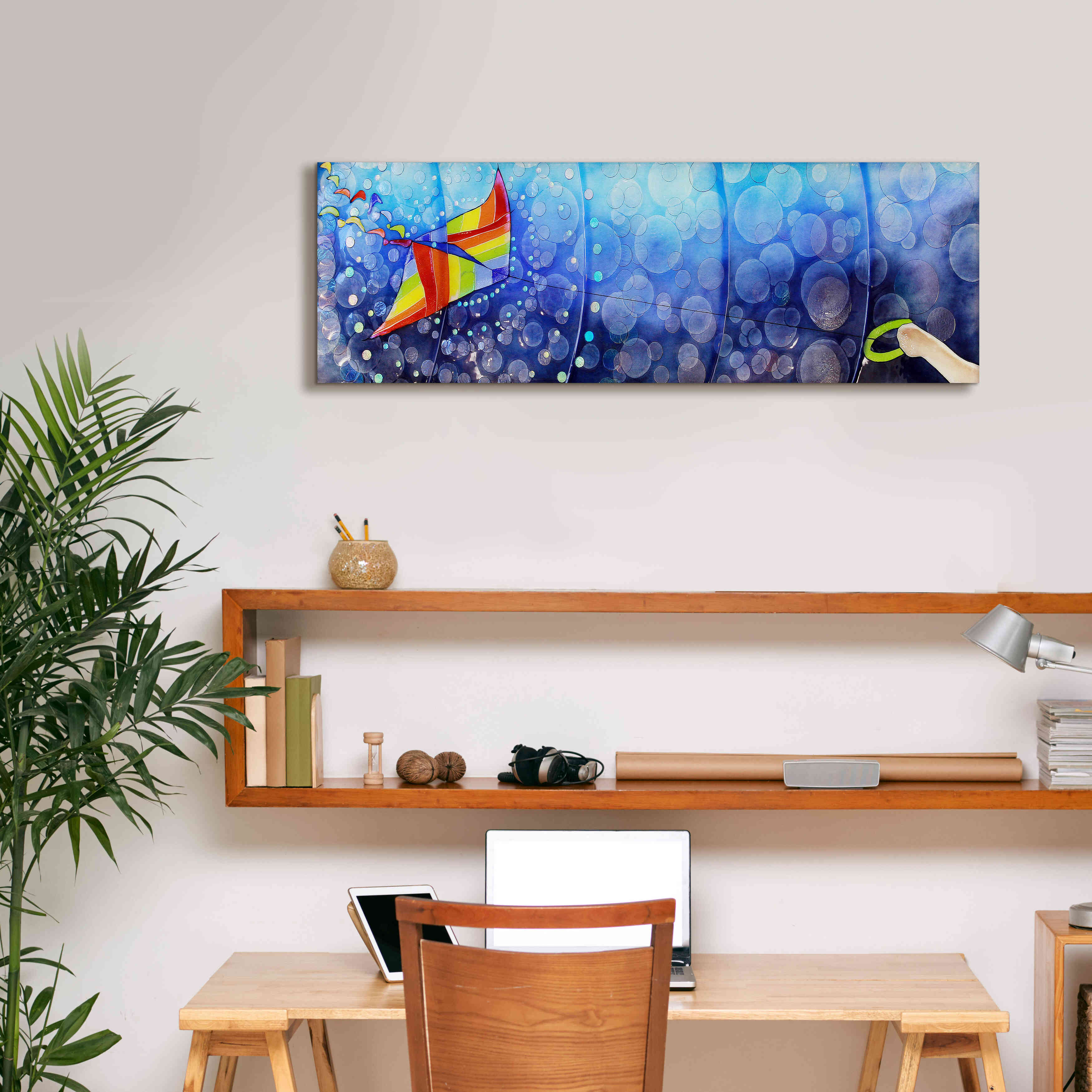 'Air' by Rita Shimelfarb, Giclee Canvas Wall Art,36x12