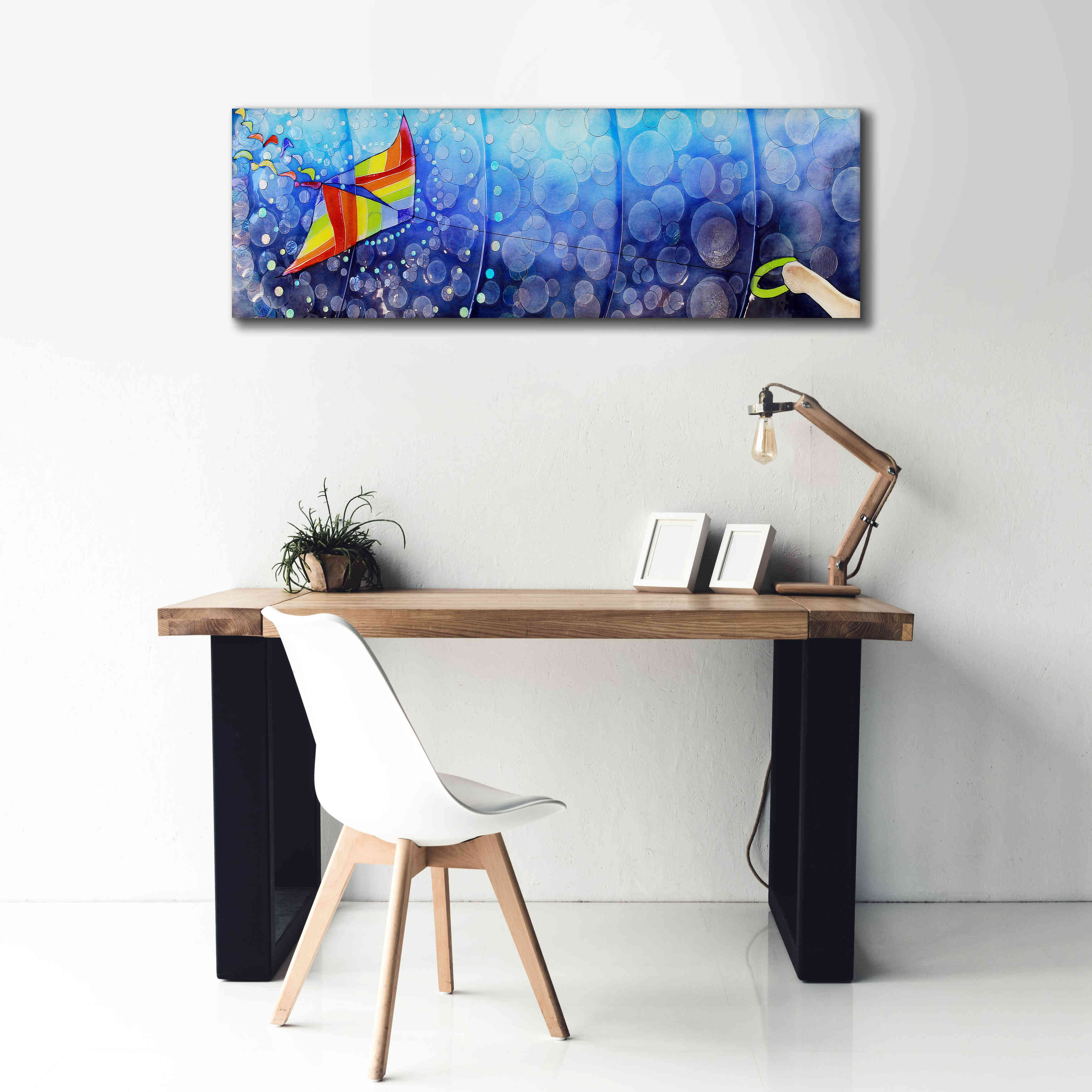 'Air' by Rita Shimelfarb, Giclee Canvas Wall Art,60x20