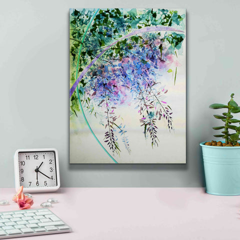 Image of 'Wisteria' by Rita Shimelfarb, Giclee Canvas Wall Art,12x16