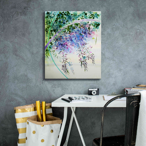 Image of 'Wisteria' by Rita Shimelfarb, Giclee Canvas Wall Art,20x24