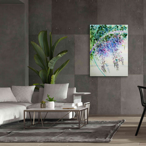 Image of 'Wisteria' by Rita Shimelfarb, Giclee Canvas Wall Art,40x54