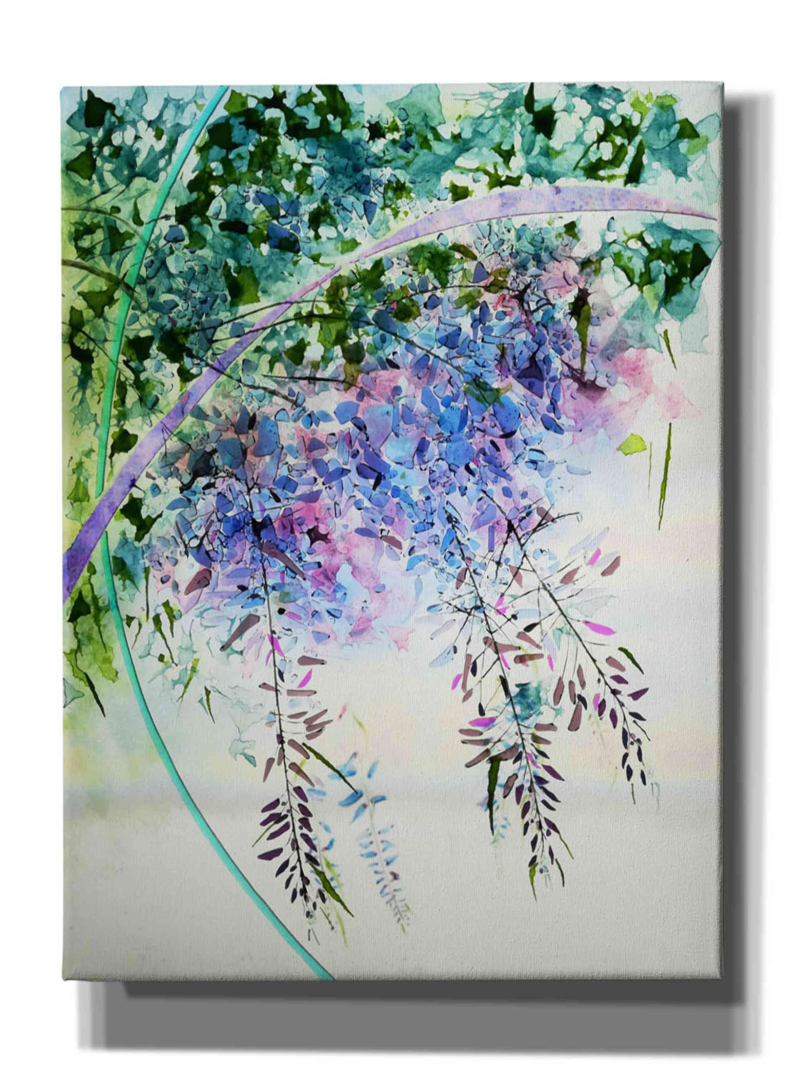 'Wisteria' by Rita Shimelfarb, Giclee Canvas Wall Art