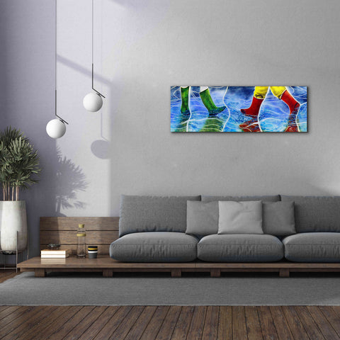Image of 'Water' by Rita Shimelfarb, Giclee Canvas Wall Art,60x20