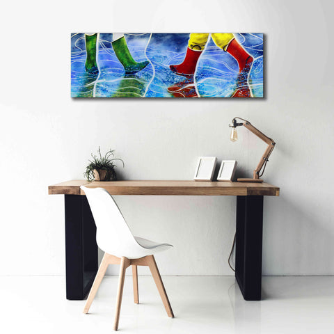 Image of 'Water' by Rita Shimelfarb, Giclee Canvas Wall Art,60x20