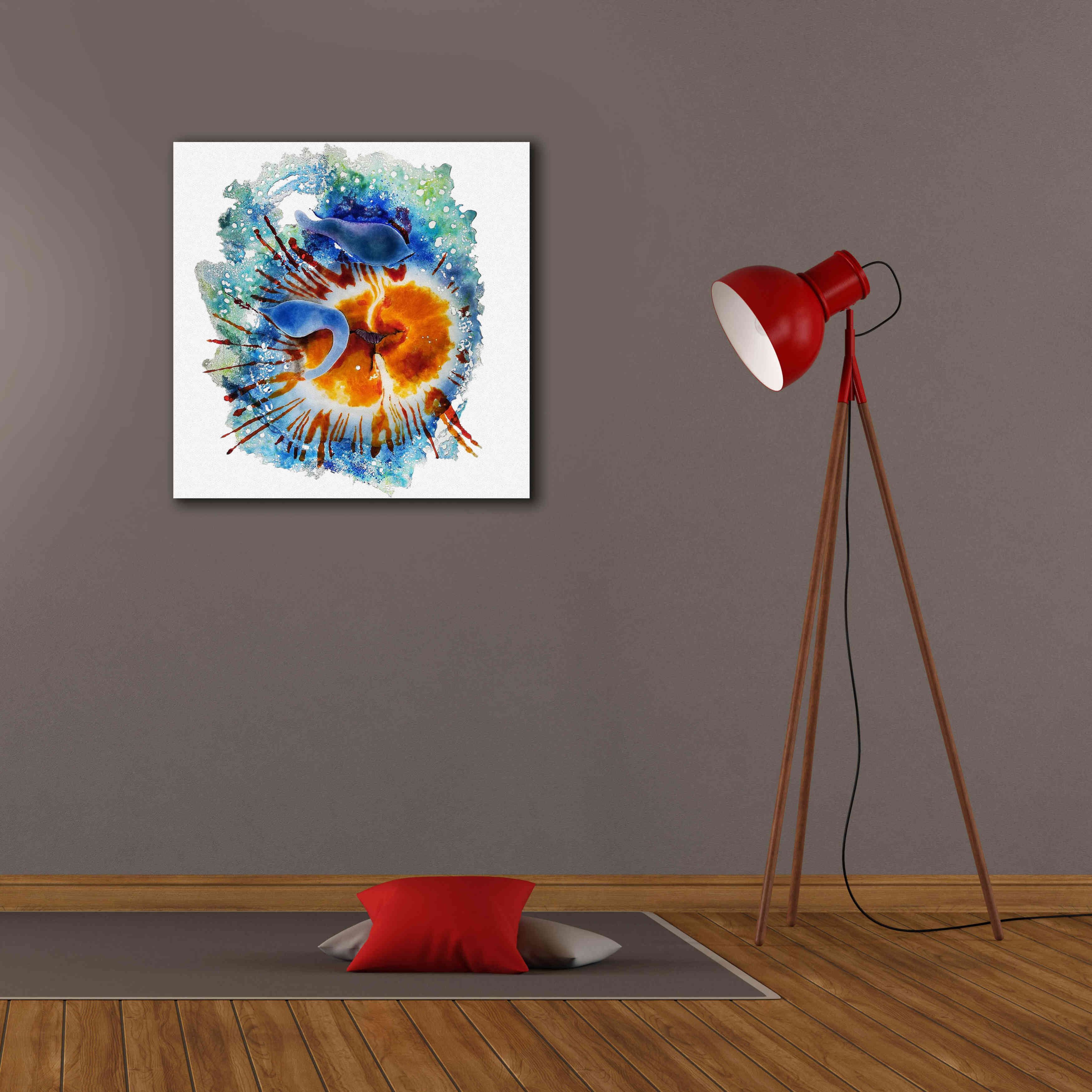 'Urticina Felinal' by Rita Shimelfarb, Giclee Canvas Wall Art,26x26