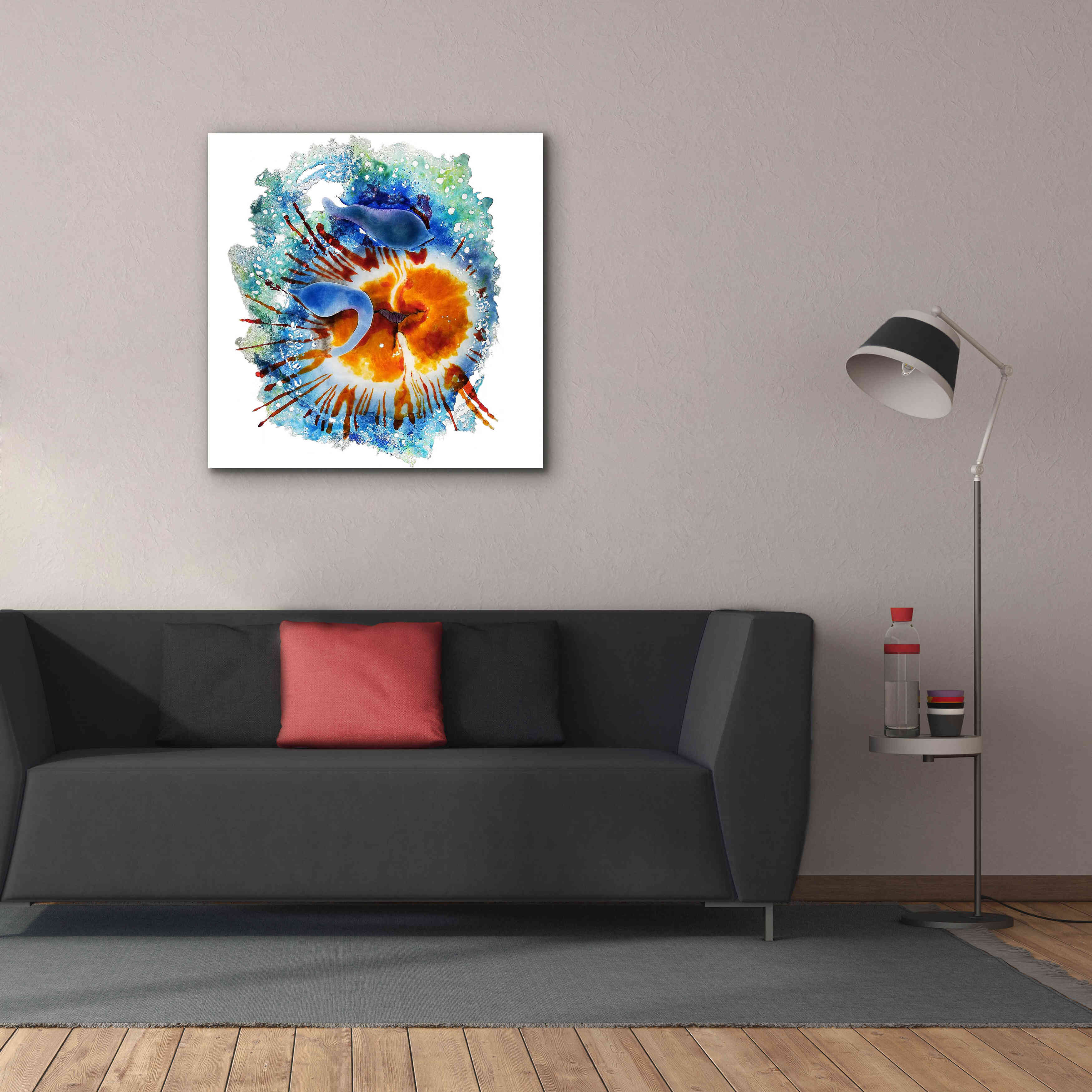 'Urticina Felinal' by Rita Shimelfarb, Giclee Canvas Wall Art,37x37