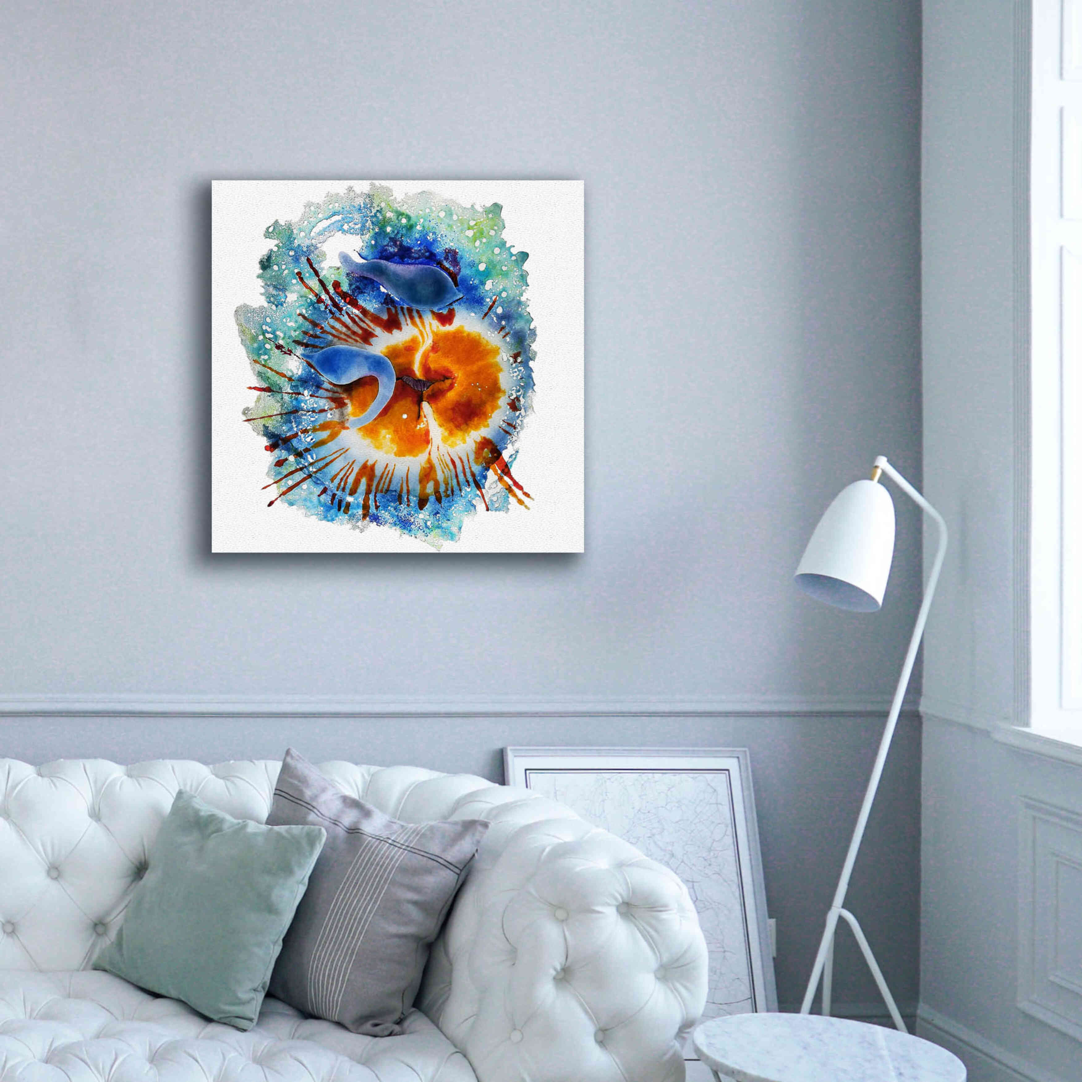 'Urticina Felinal' by Rita Shimelfarb, Giclee Canvas Wall Art,37x37