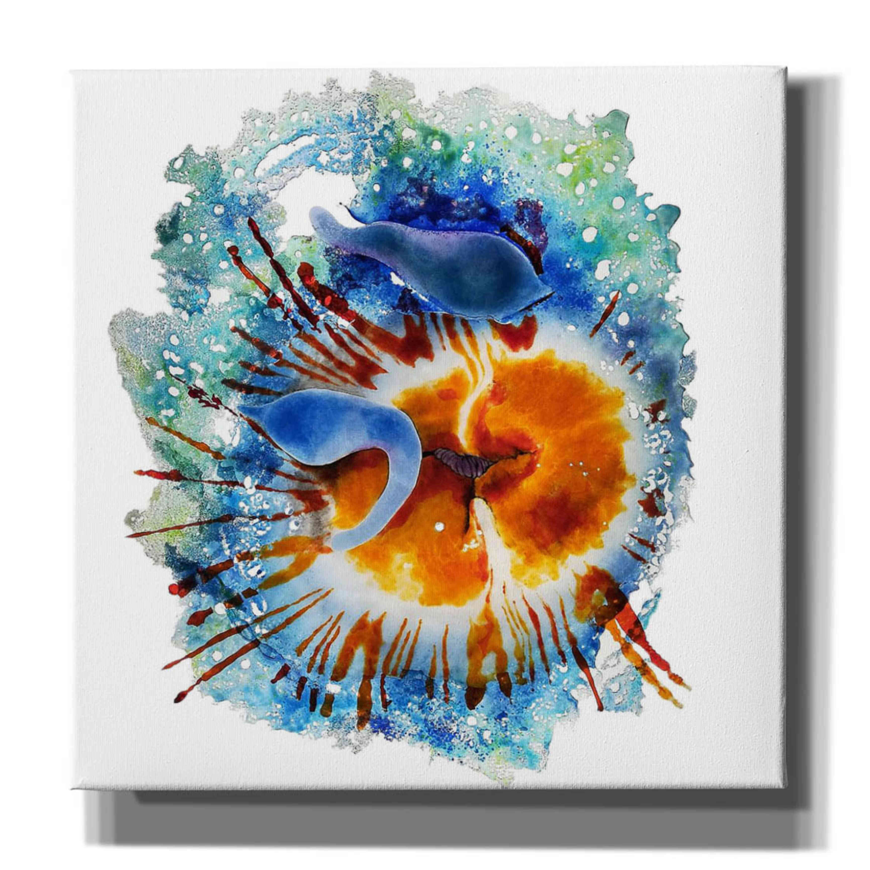 'Urticina Felinal' by Rita Shimelfarb, Giclee Canvas Wall Art