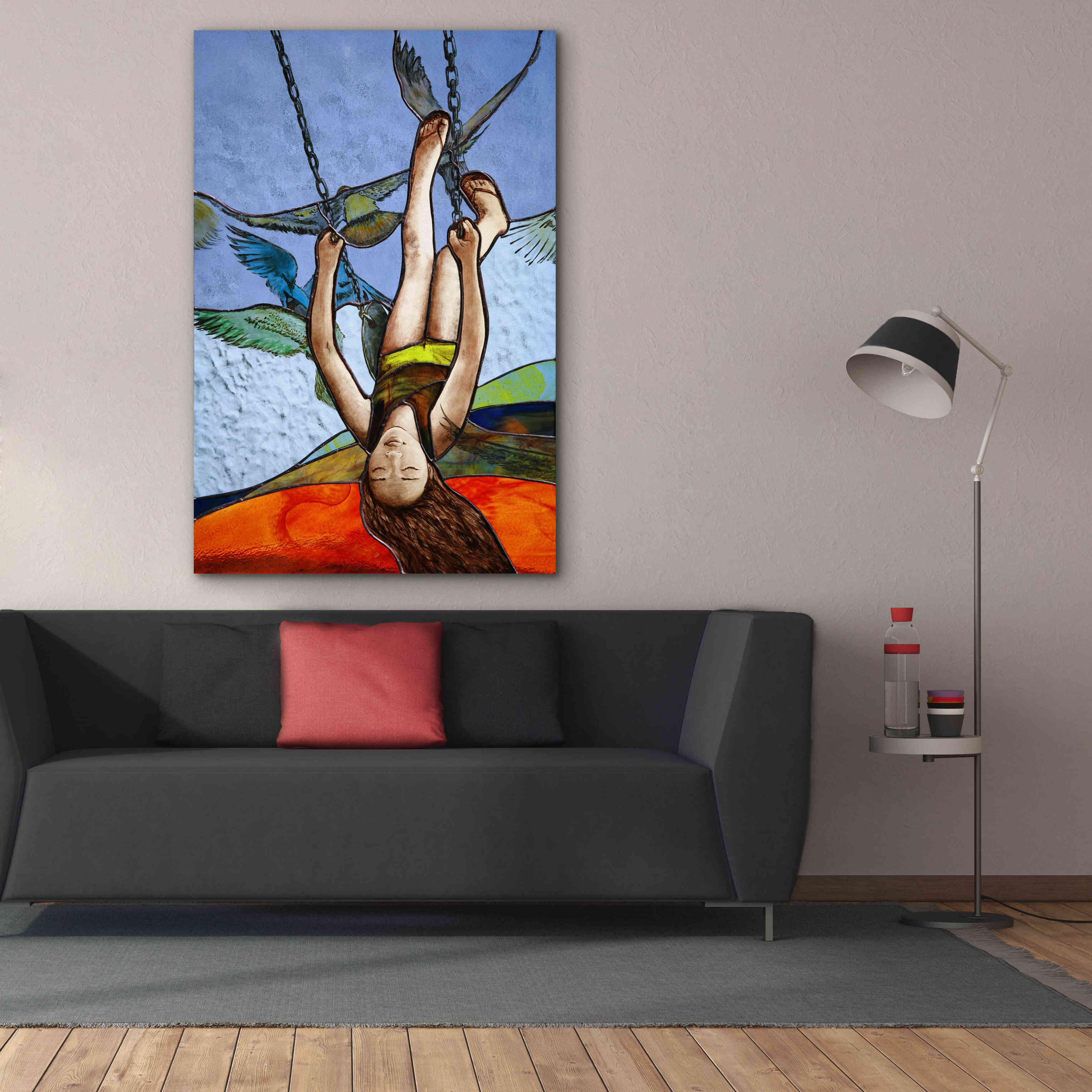 'Up' by Rita Shimelfarb, Giclee Canvas Wall Art,40x60