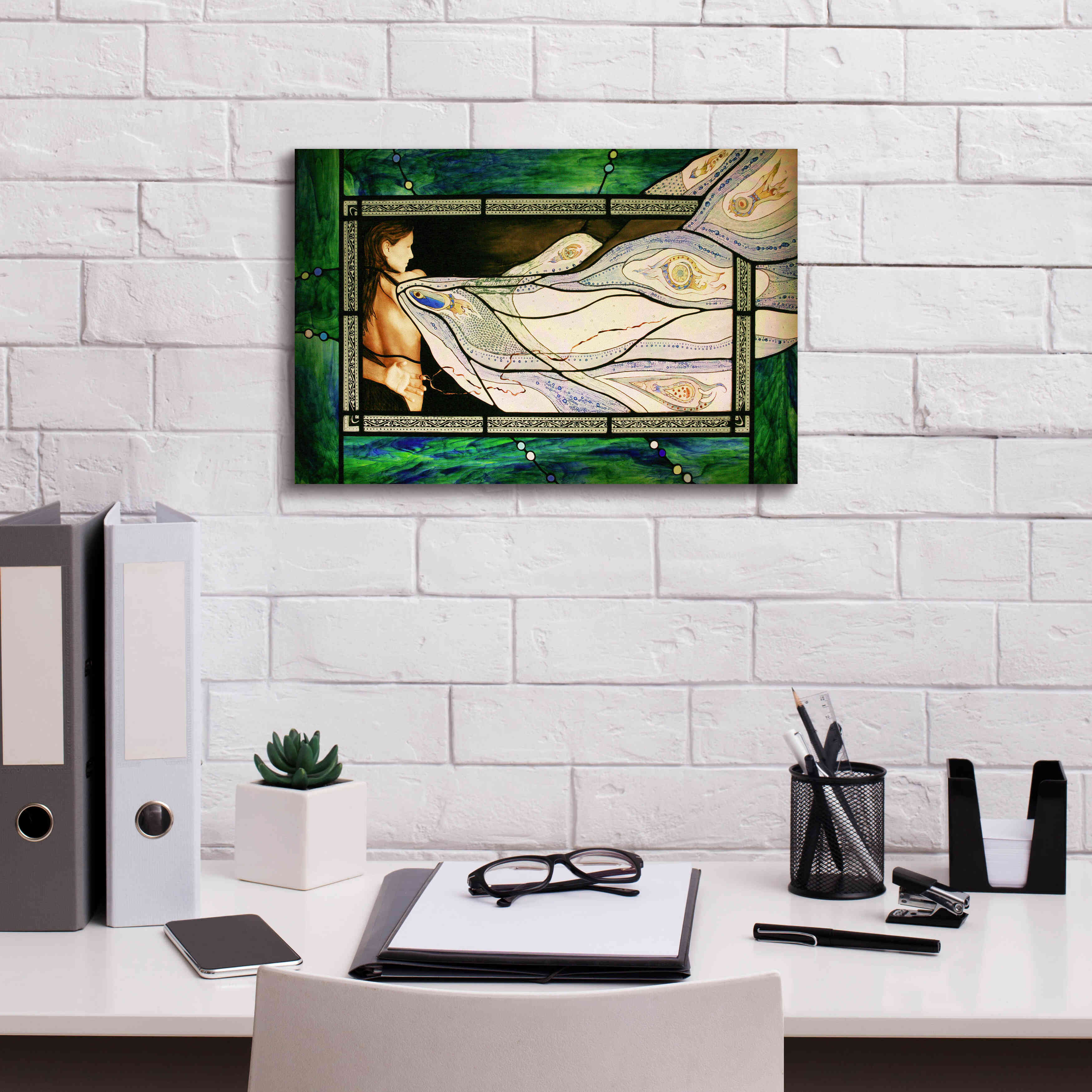 'Un-Wound' by Rita Shimelfarb, Giclee Canvas Wall Art,18x12