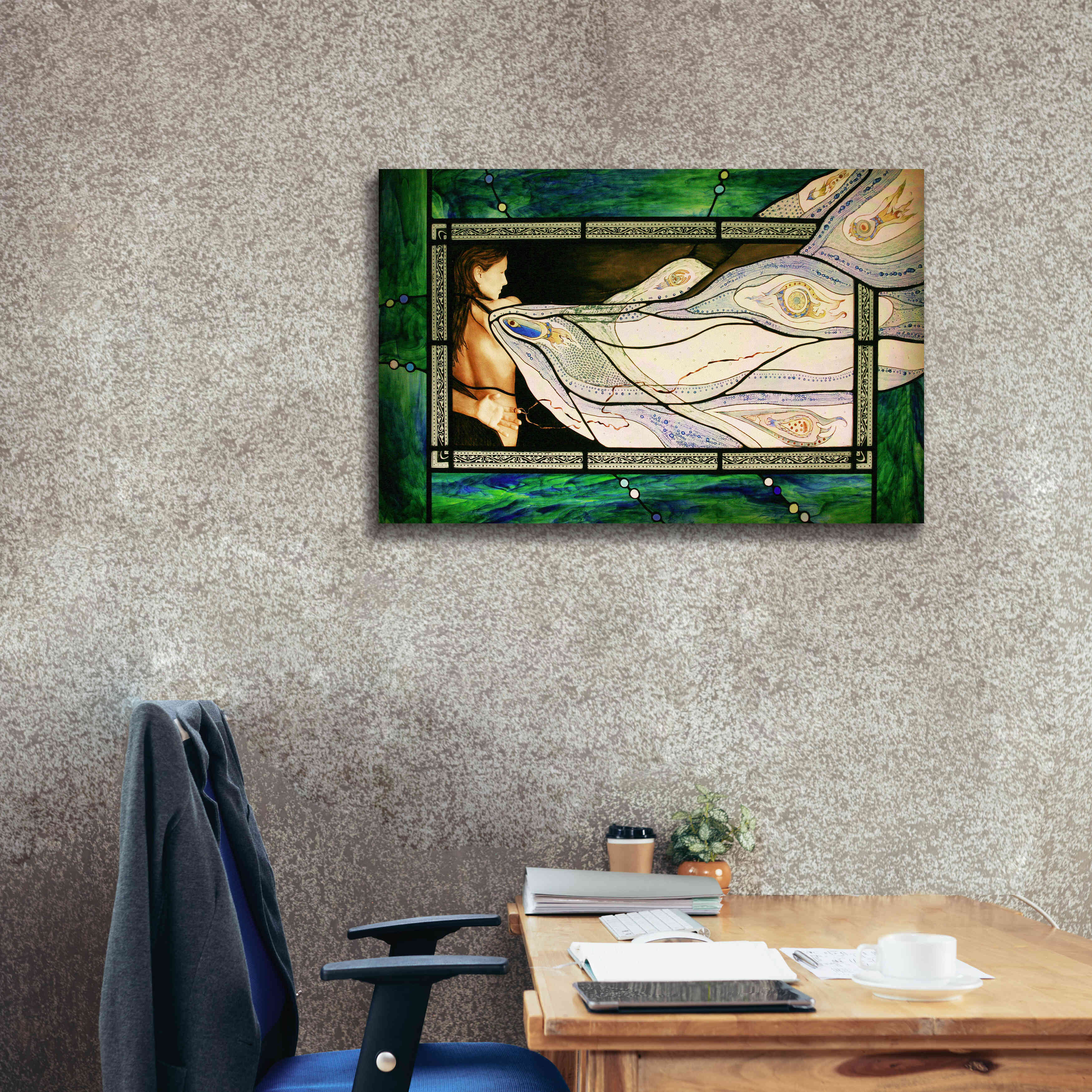 'Un-Wound' by Rita Shimelfarb, Giclee Canvas Wall Art,40x26