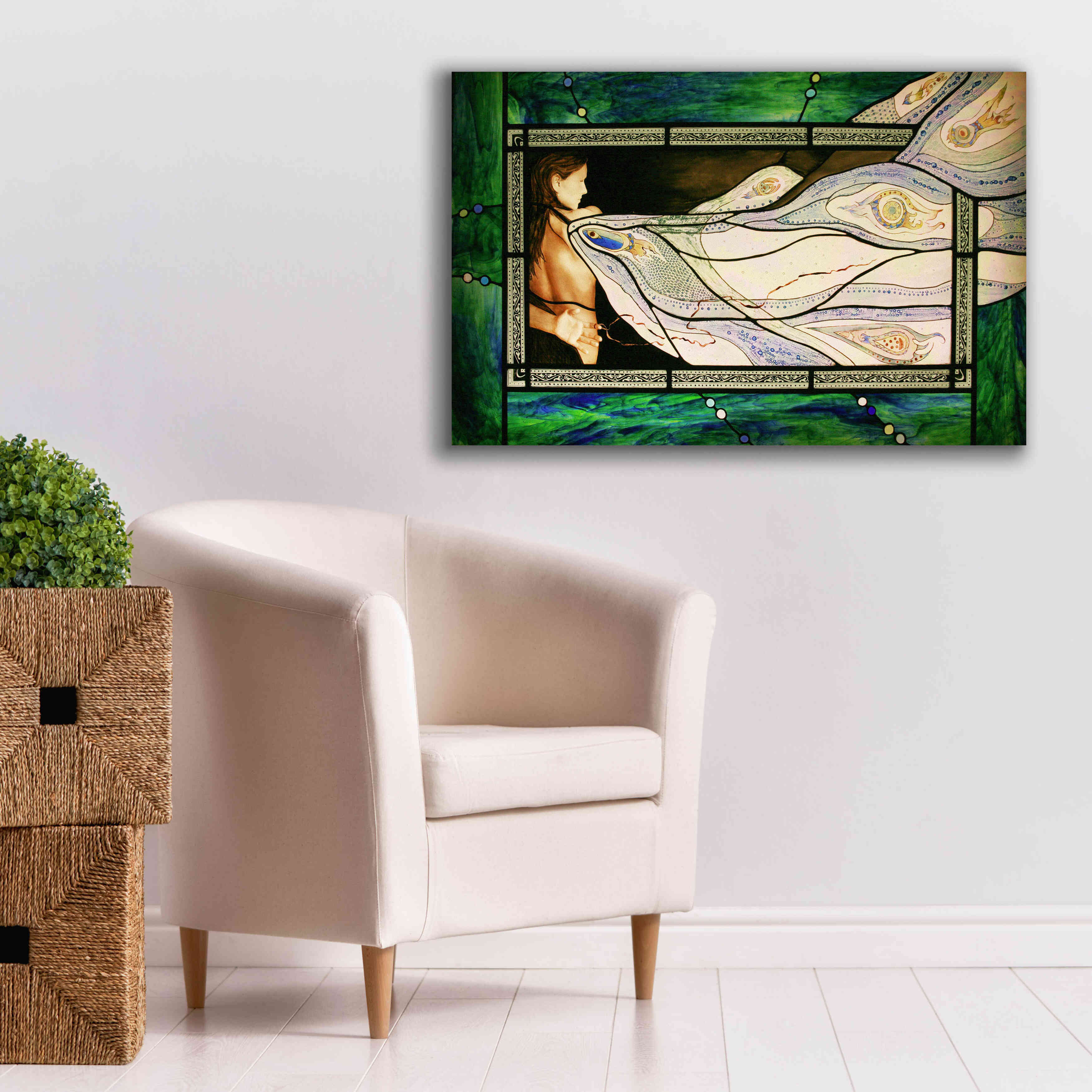 'Un-Wound' by Rita Shimelfarb, Giclee Canvas Wall Art,40x26