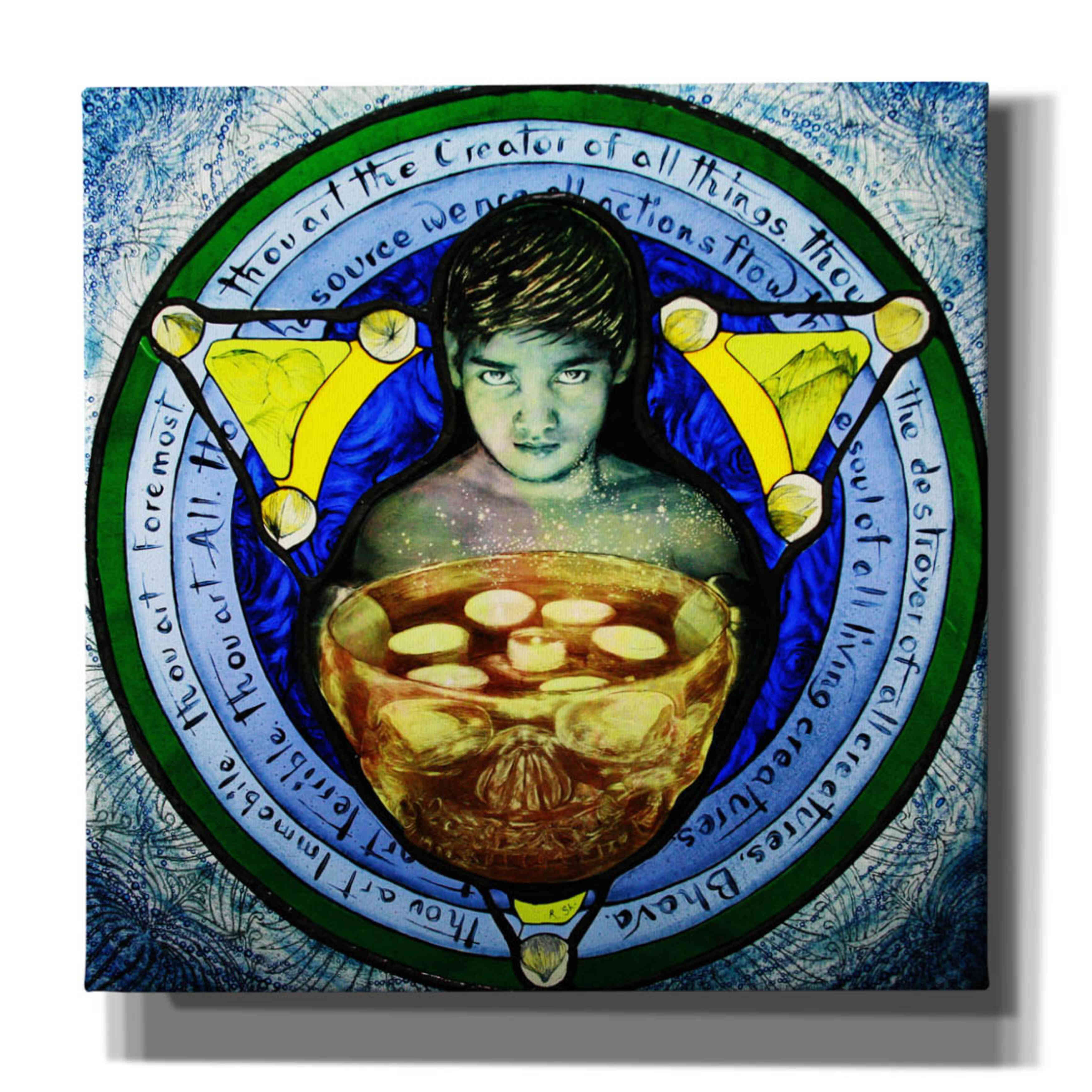 'Shiva' by Rita Shimelfarb, Giclee Canvas Wall Art