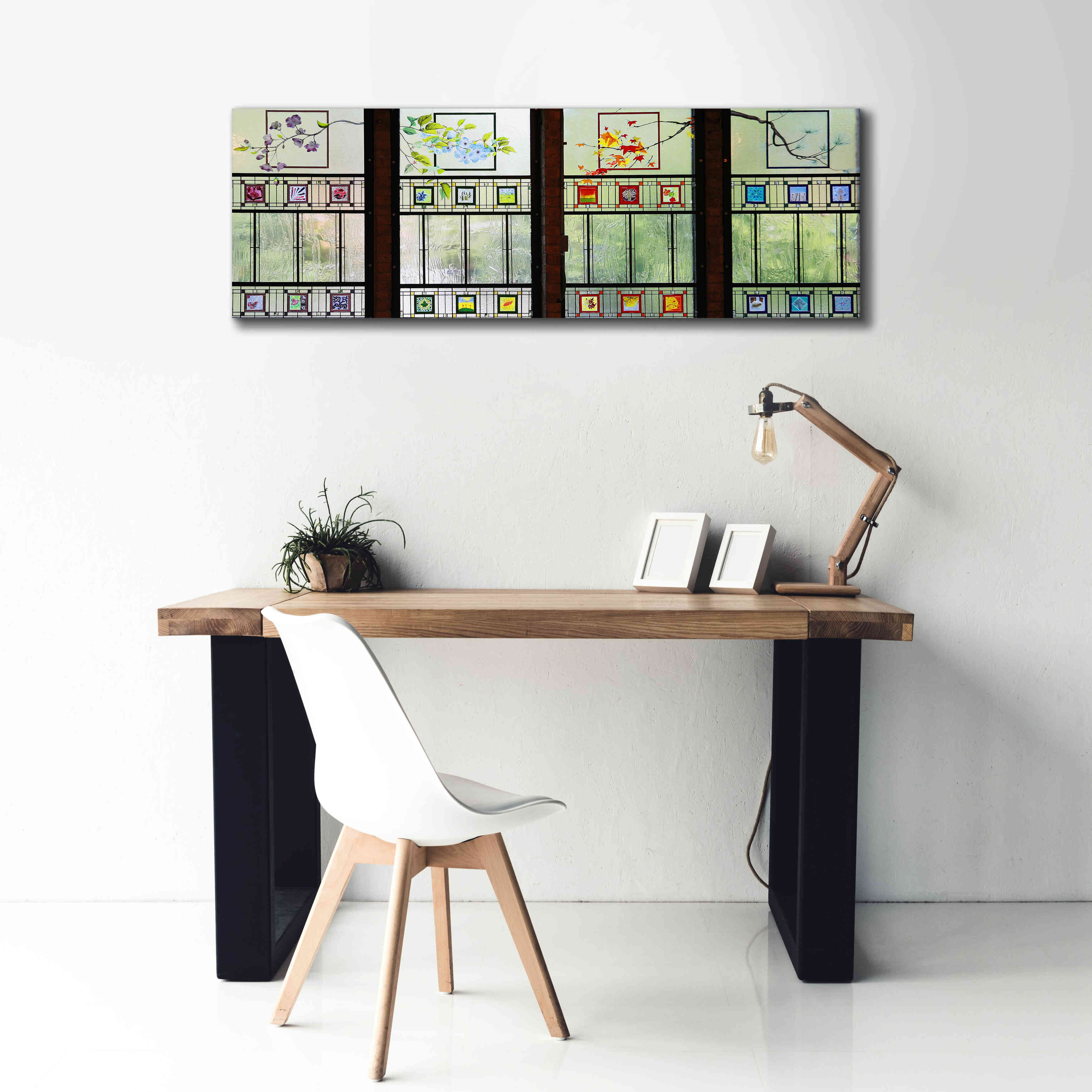 'Seasons' by Rita Shimelfarb, Giclee Canvas Wall Art,60x20