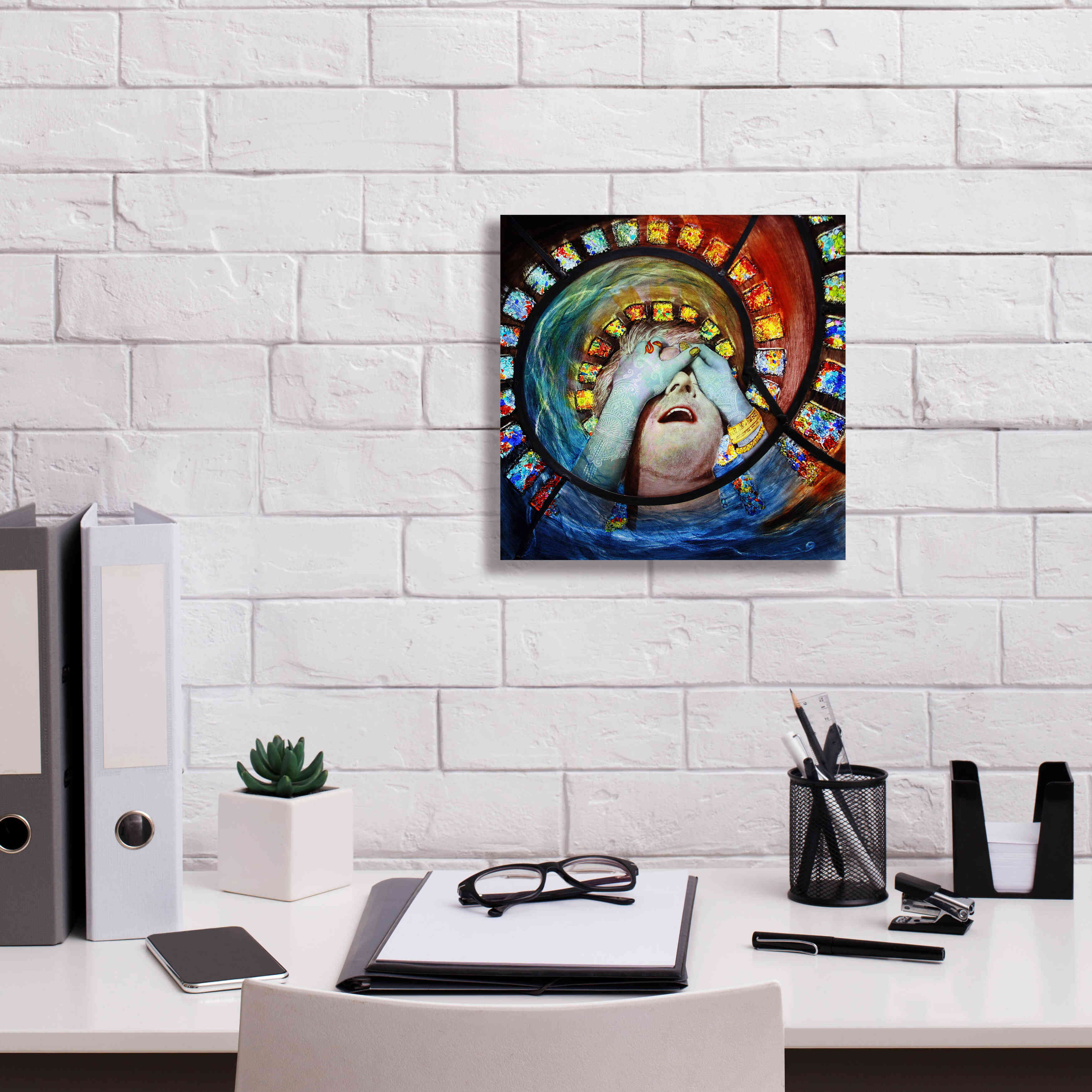 'Samsara' by Rita Shimelfarb, Giclee Canvas Wall Art,12x12