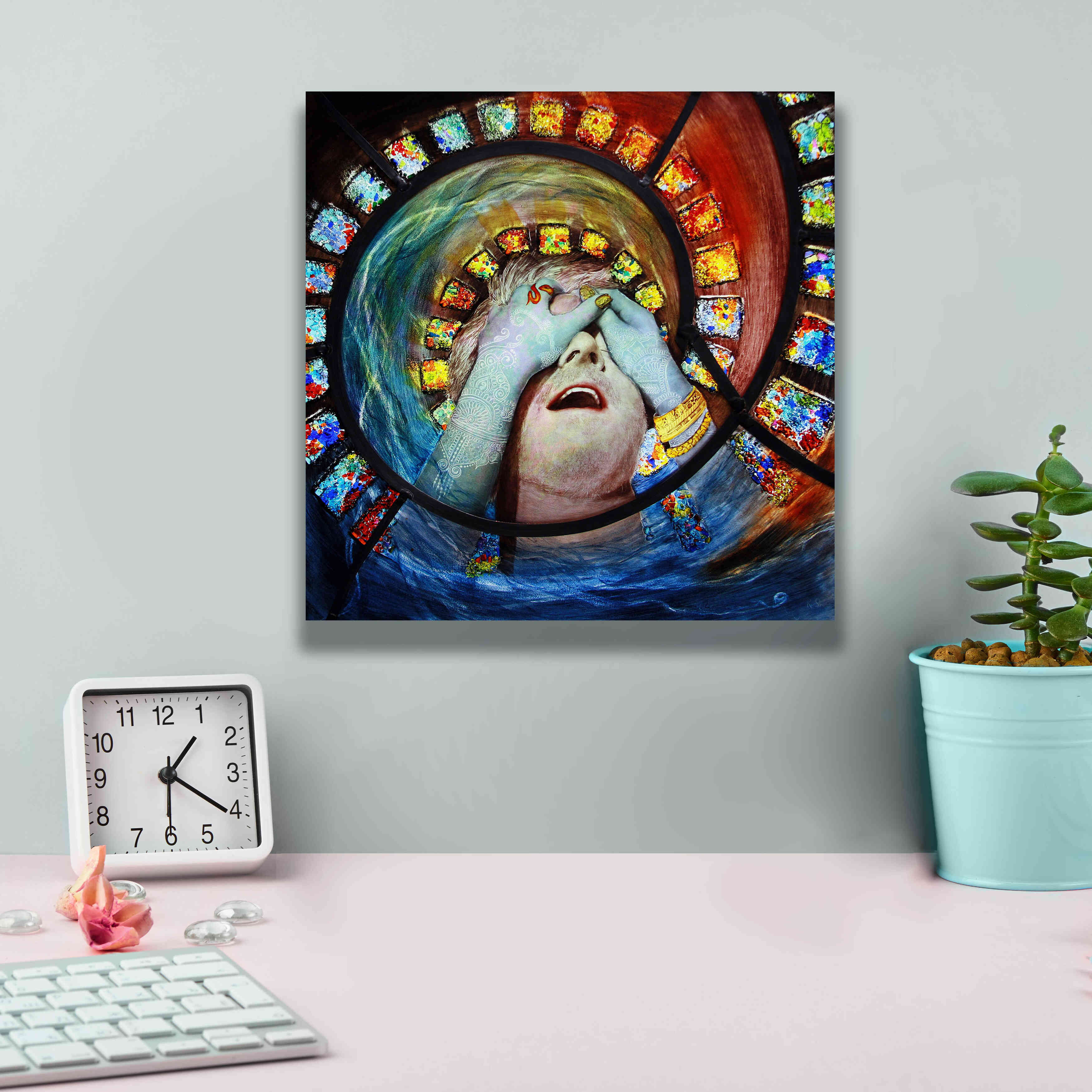 'Samsara' by Rita Shimelfarb, Giclee Canvas Wall Art,12x12