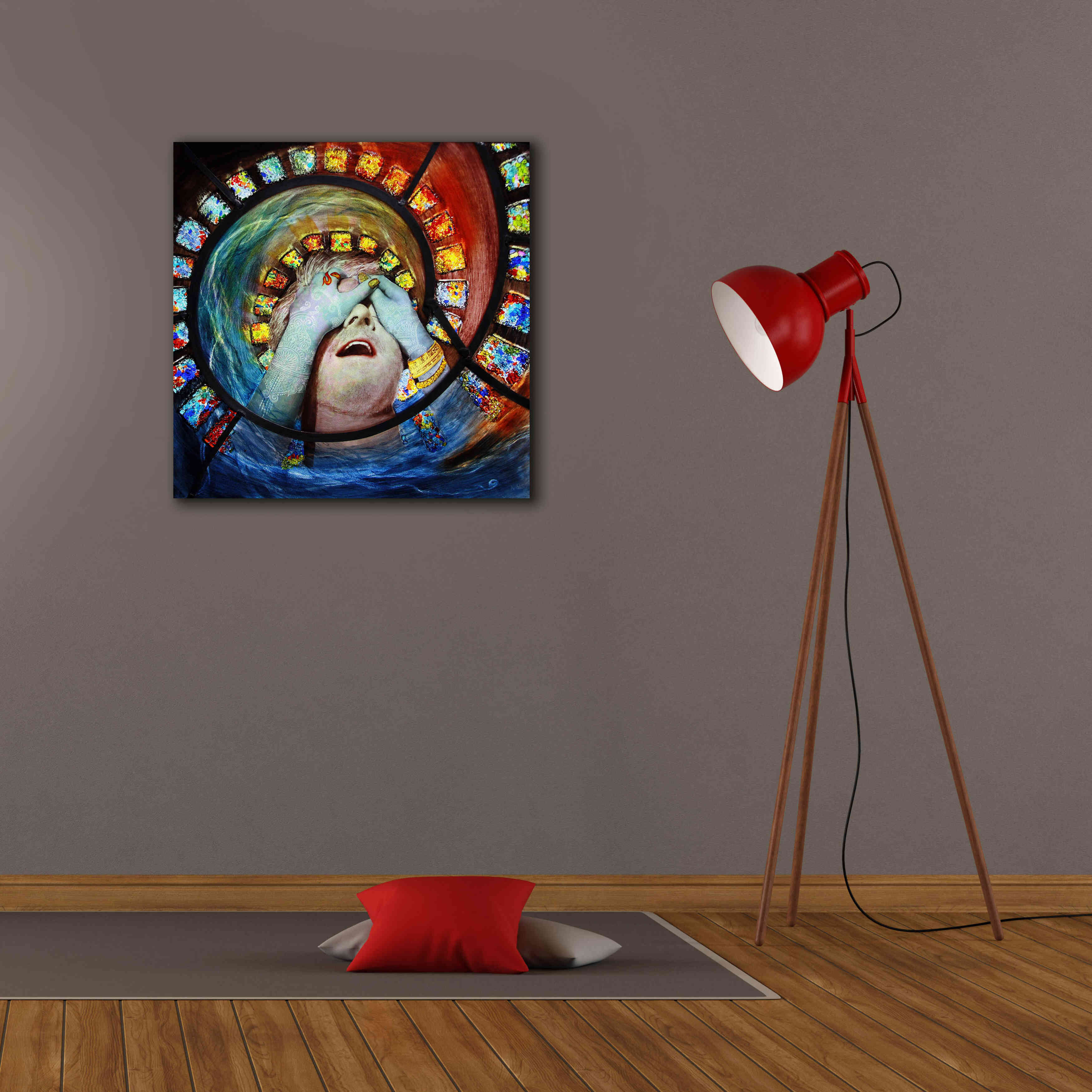 'Samsara' by Rita Shimelfarb, Giclee Canvas Wall Art,26x26