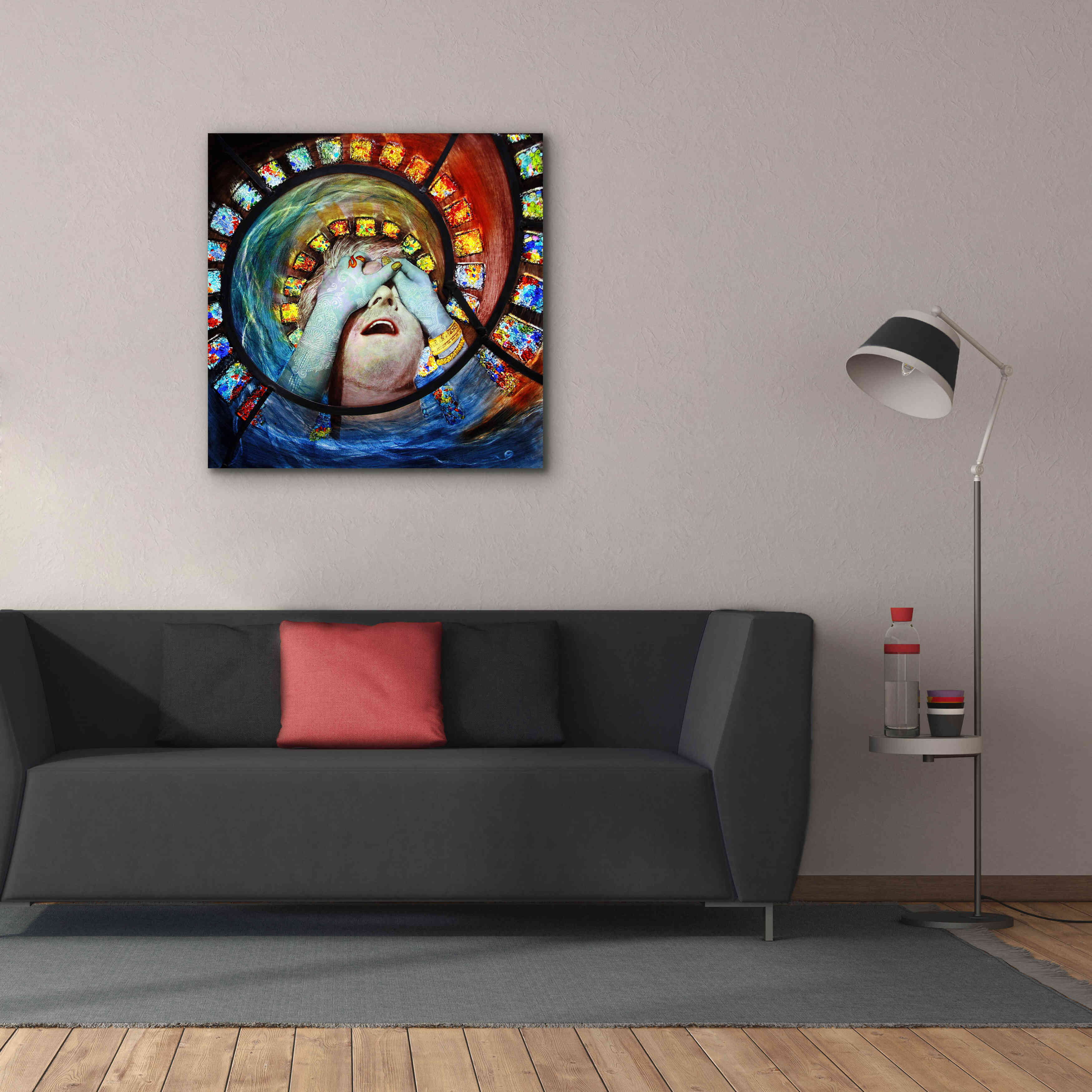 'Samsara' by Rita Shimelfarb, Giclee Canvas Wall Art,37x37