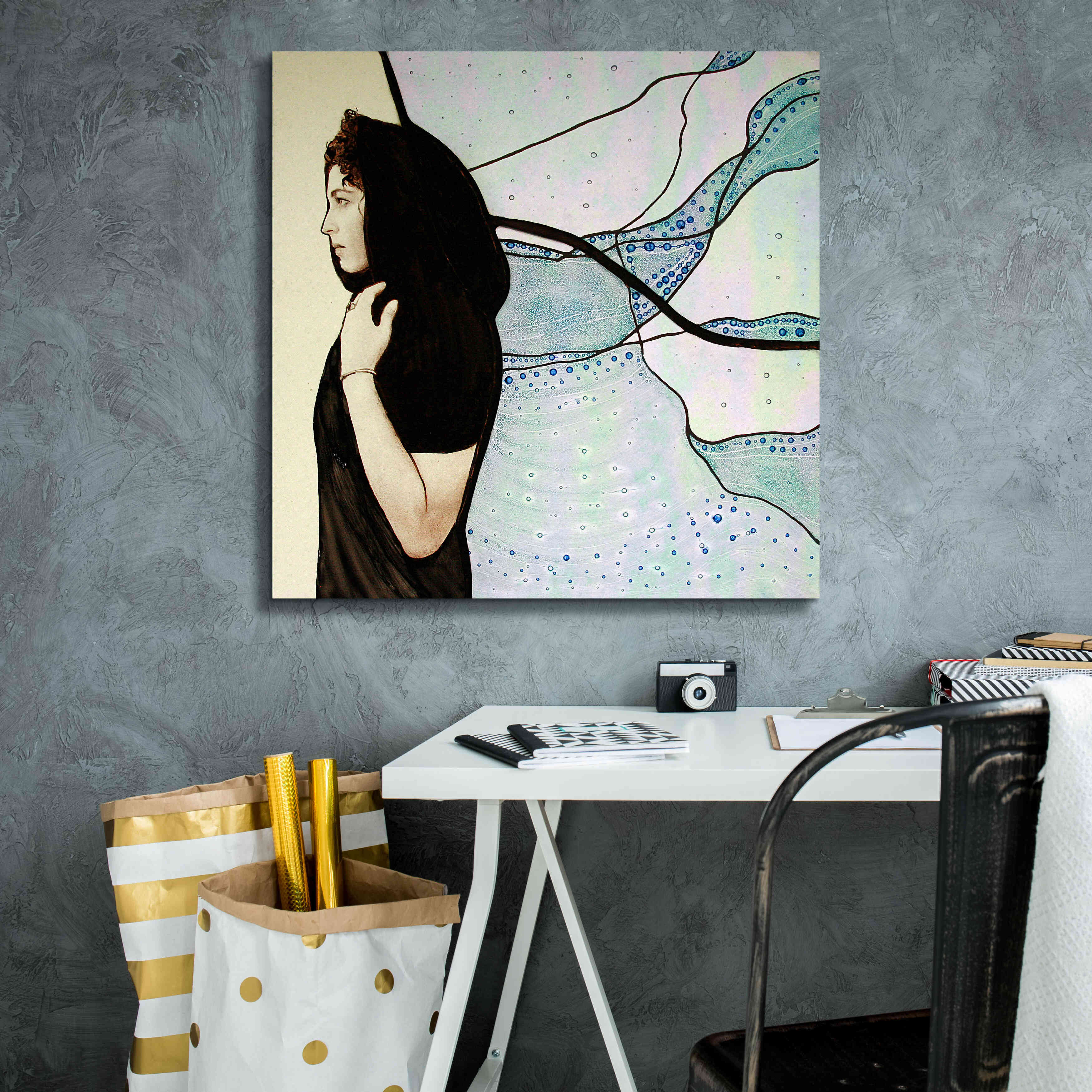 'Remembrance' by Rita Shimelfarb, Giclee Canvas Wall Art,26x26