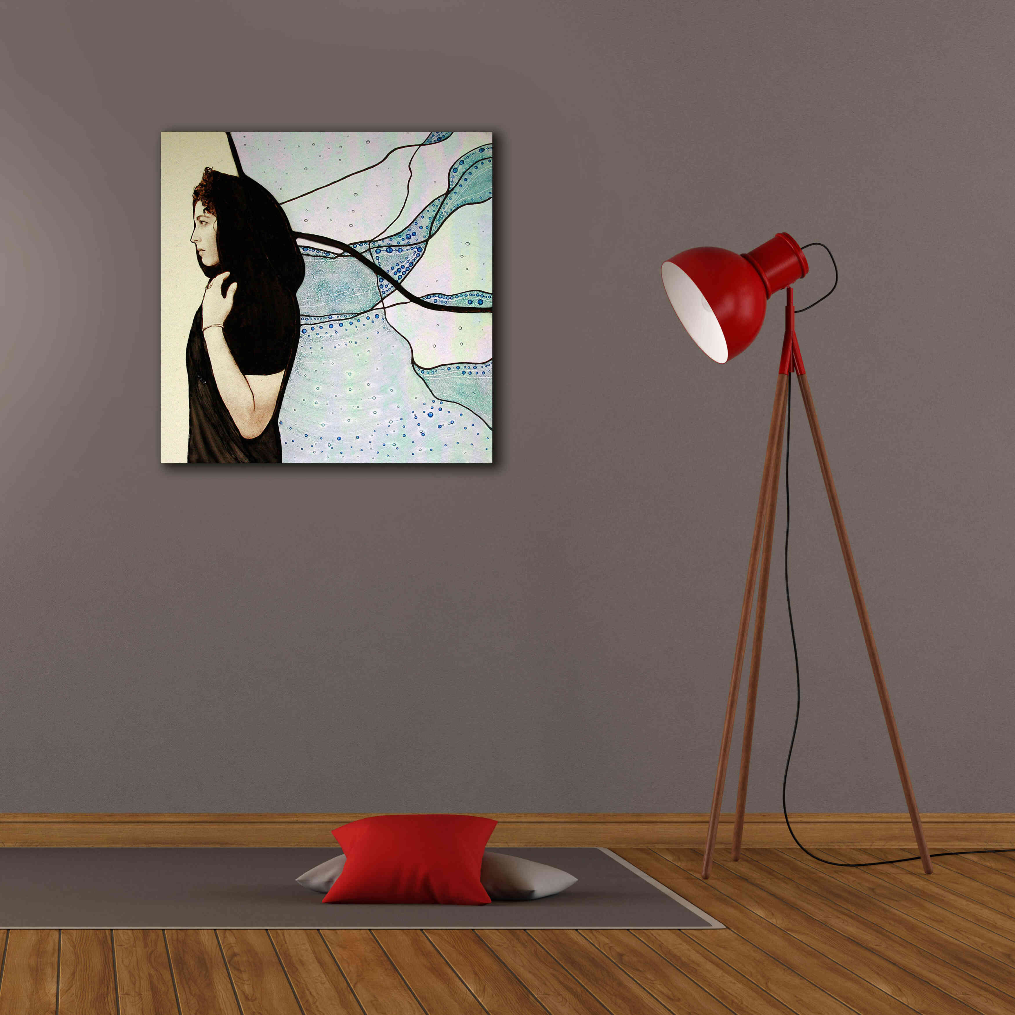 'Remembrance' by Rita Shimelfarb, Giclee Canvas Wall Art,26x26